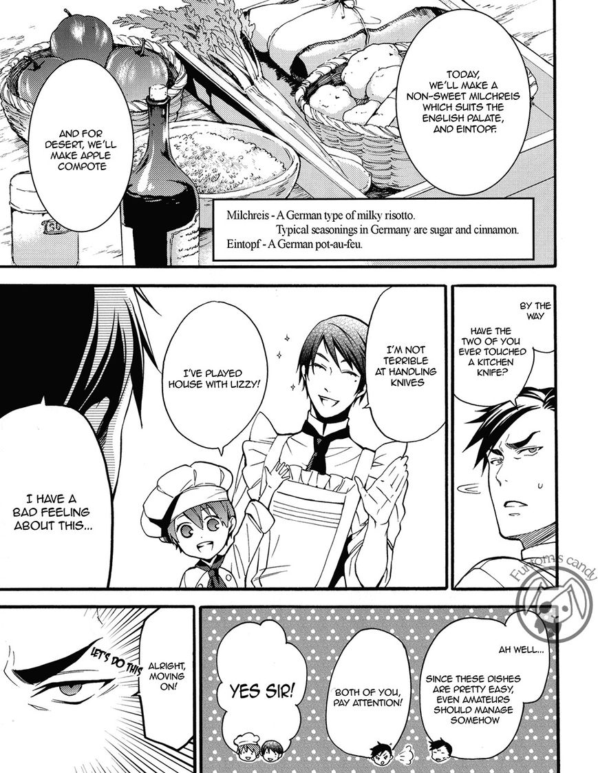 Kuroshitsuji Chapter 99.5 page 15 - Chapter 99.5 : That Butler, Nursing