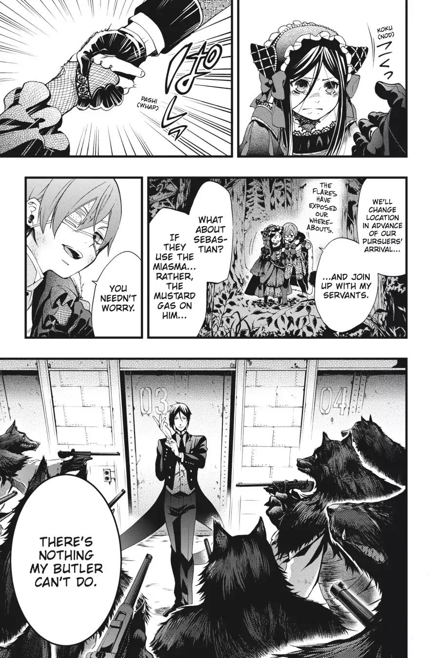 Kuroshitsuji Chapter 99 page 10 - Chapter 99: In the morning: The Butler, In a Rage