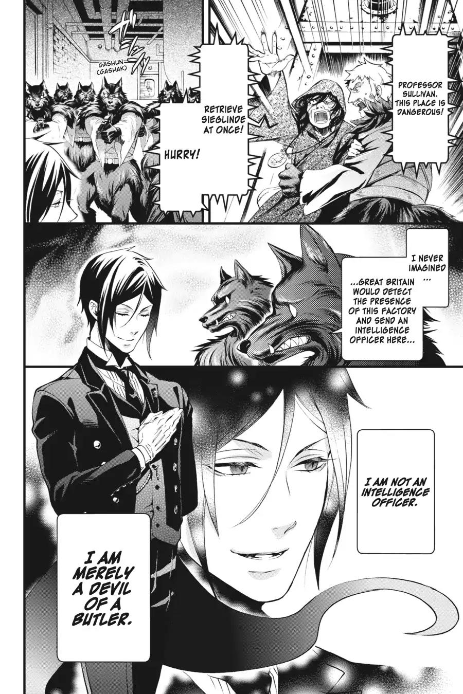 Kuroshitsuji Chapter 99 page 11 - Chapter 99: In the morning: The Butler, In a Rage