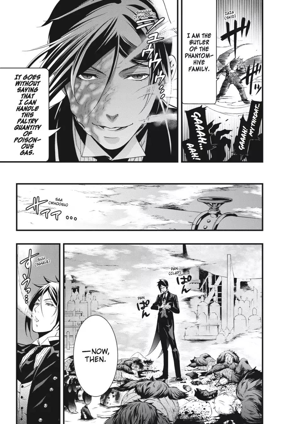 Kuroshitsuji Chapter 99 page 16 - Chapter 99: In the morning: The Butler, In a Rage