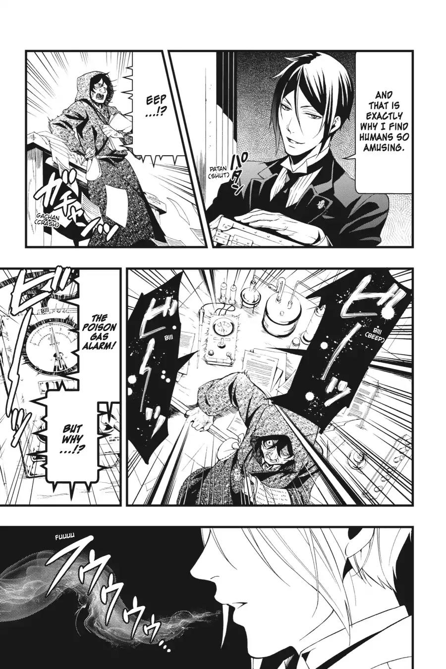 Kuroshitsuji Chapter 99 page 18 - Chapter 99: In the morning: The Butler, In a Rage
