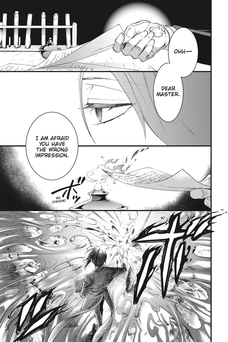 Kuroshitsuji Chapter 99 page 22 - Chapter 99: In the morning: The Butler, In a Rage