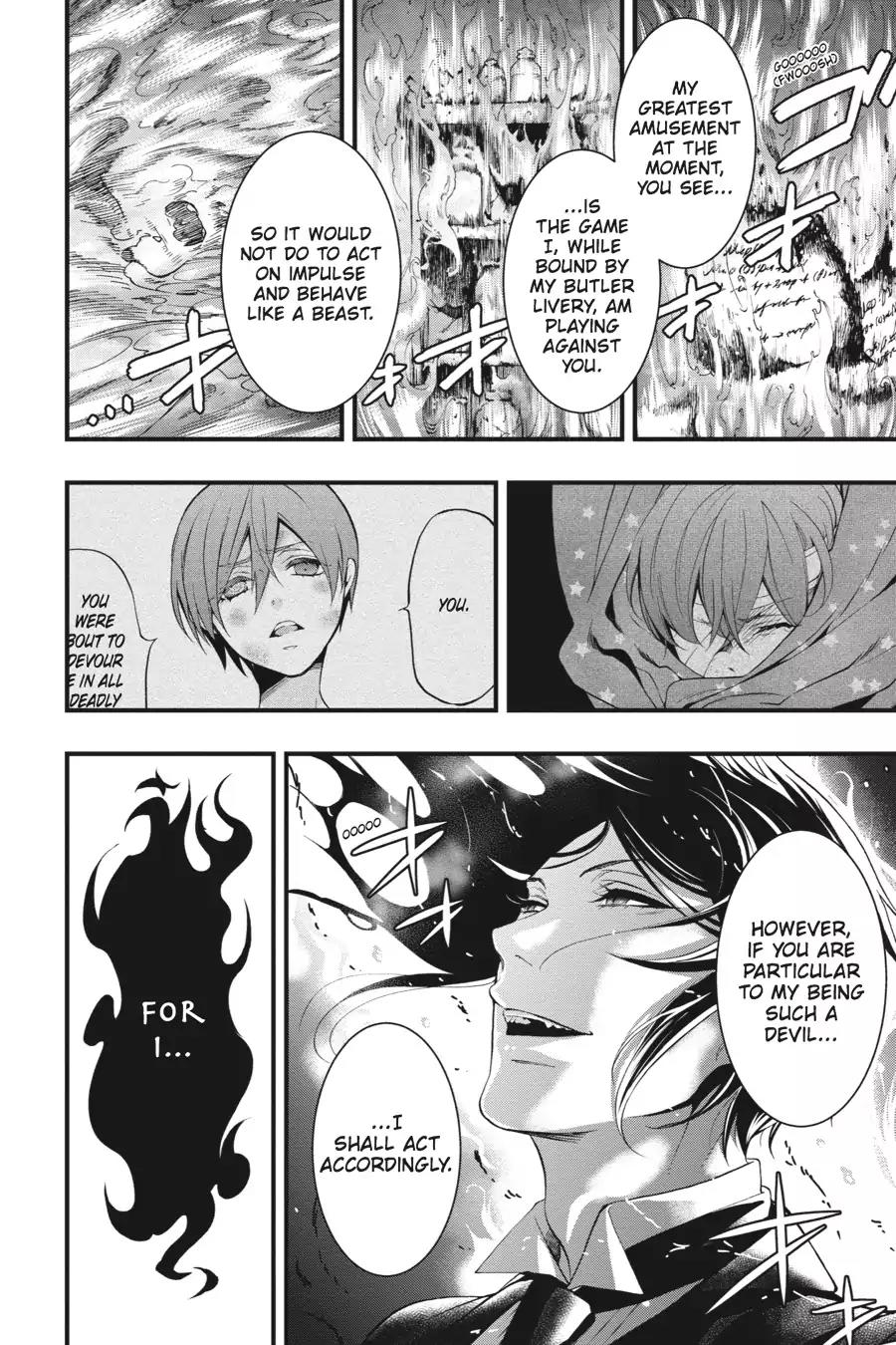 Kuroshitsuji Chapter 99 page 23 - Chapter 99: In the morning: The Butler, In a Rage
