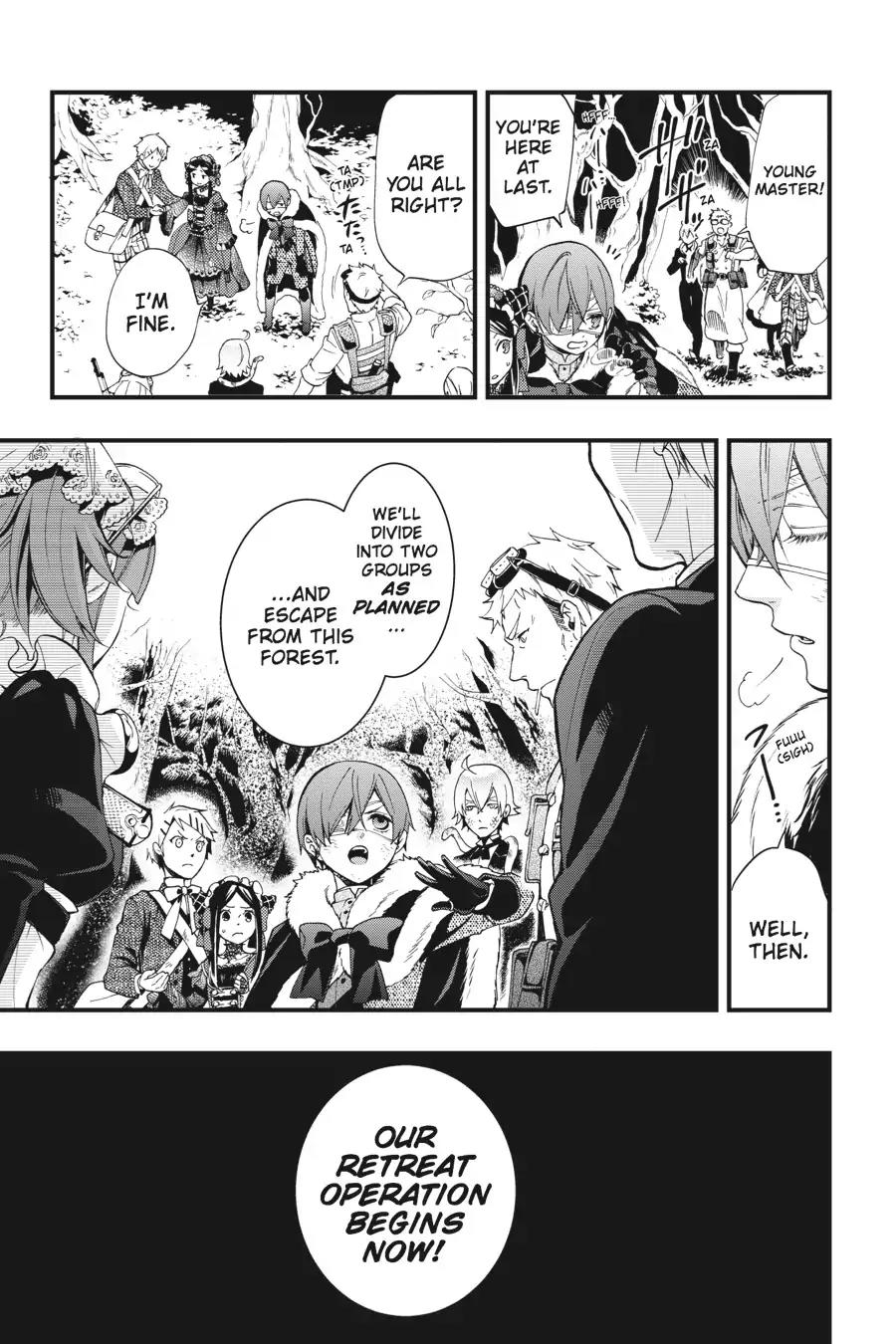 Kuroshitsuji Chapter 99 page 26 - Chapter 99: In the morning: The Butler, In a Rage