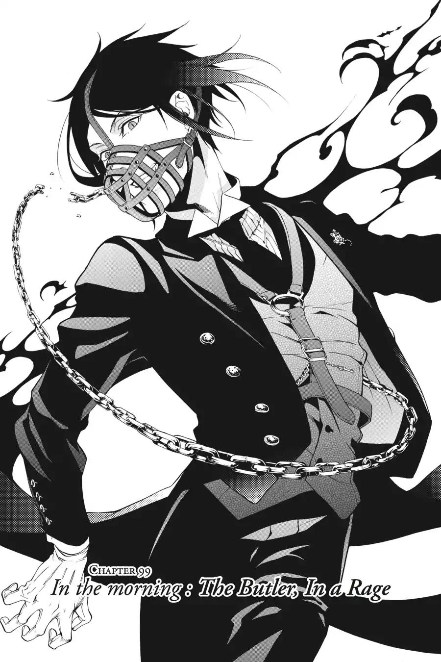 Kuroshitsuji Chapter 99 page 4 - Chapter 99: In the morning: The Butler, In a Rage