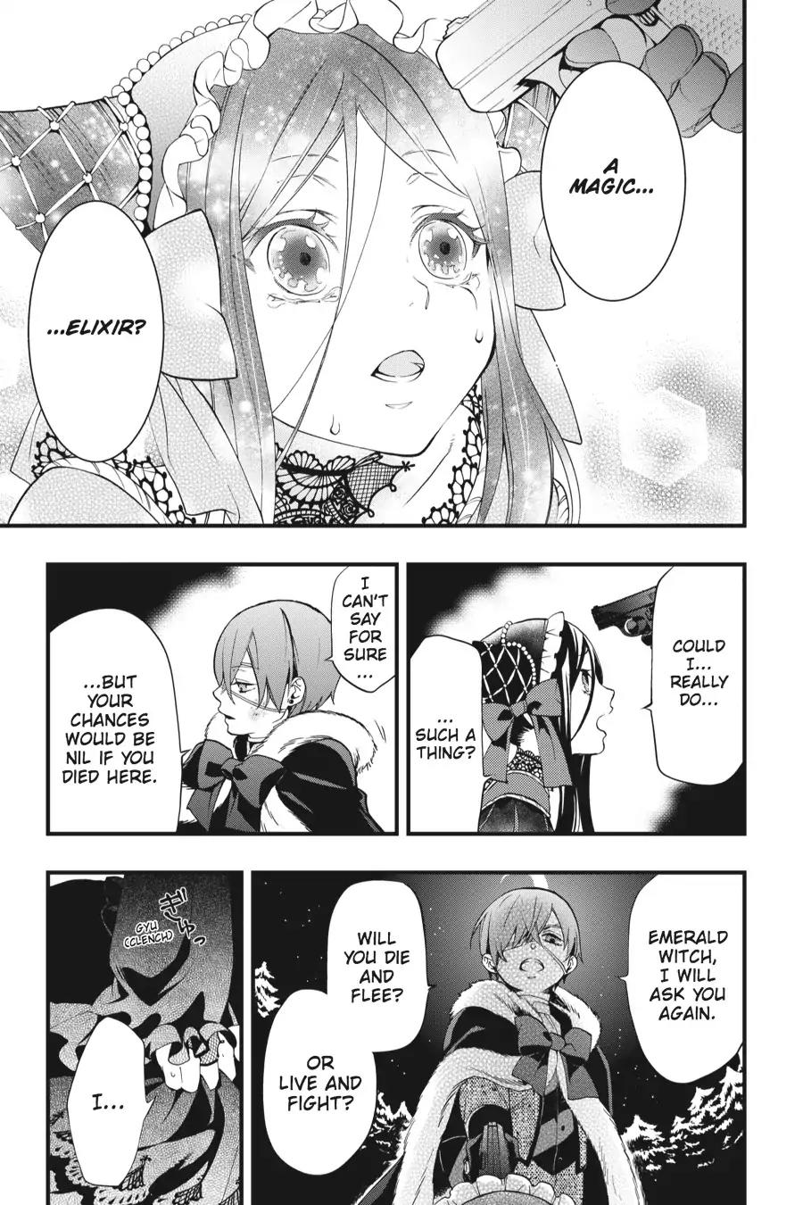 Kuroshitsuji Chapter 99 page 8 - Chapter 99: In the morning: The Butler, In a Rage