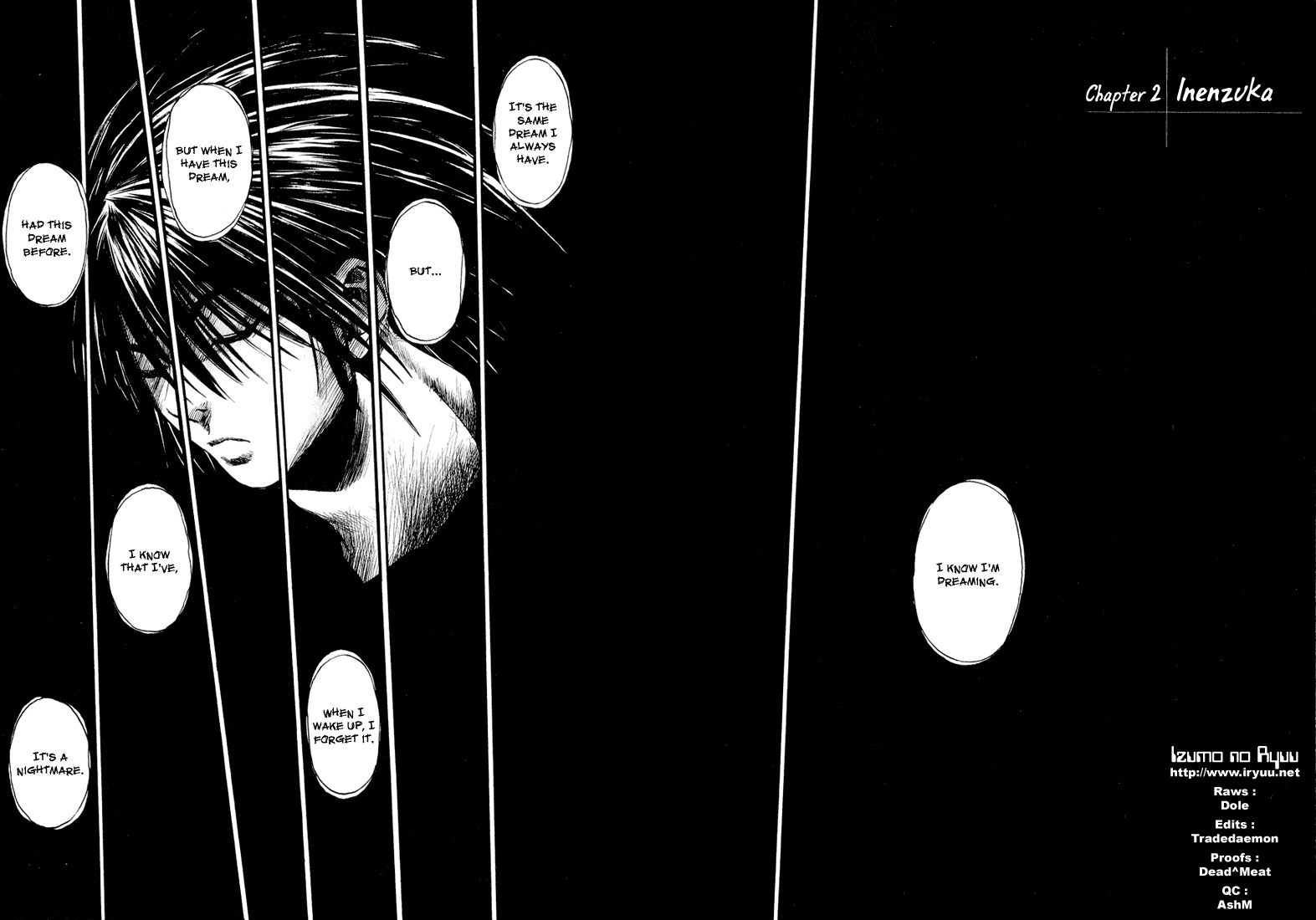 Kurozuka Chapter 2 page 1 - Chapter 2: Inenzuka