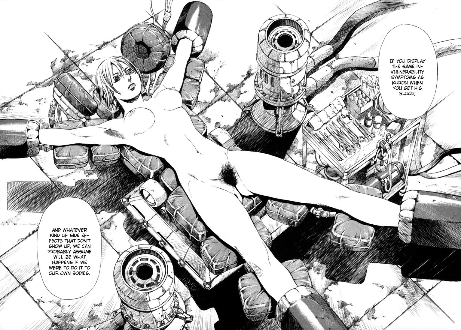 Kurozuka Chapter 32 page 5 - Chapter 32: Human experiment