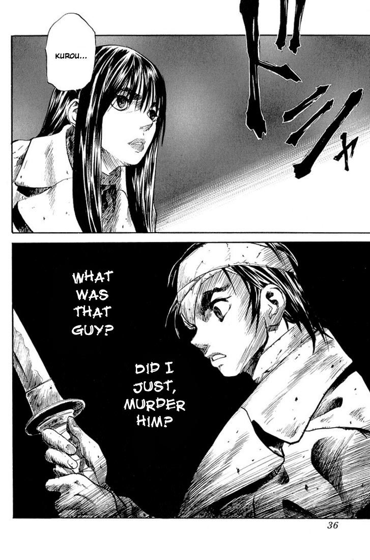 Kurozuka Chapter 6 page 36 - Chapter 6: War