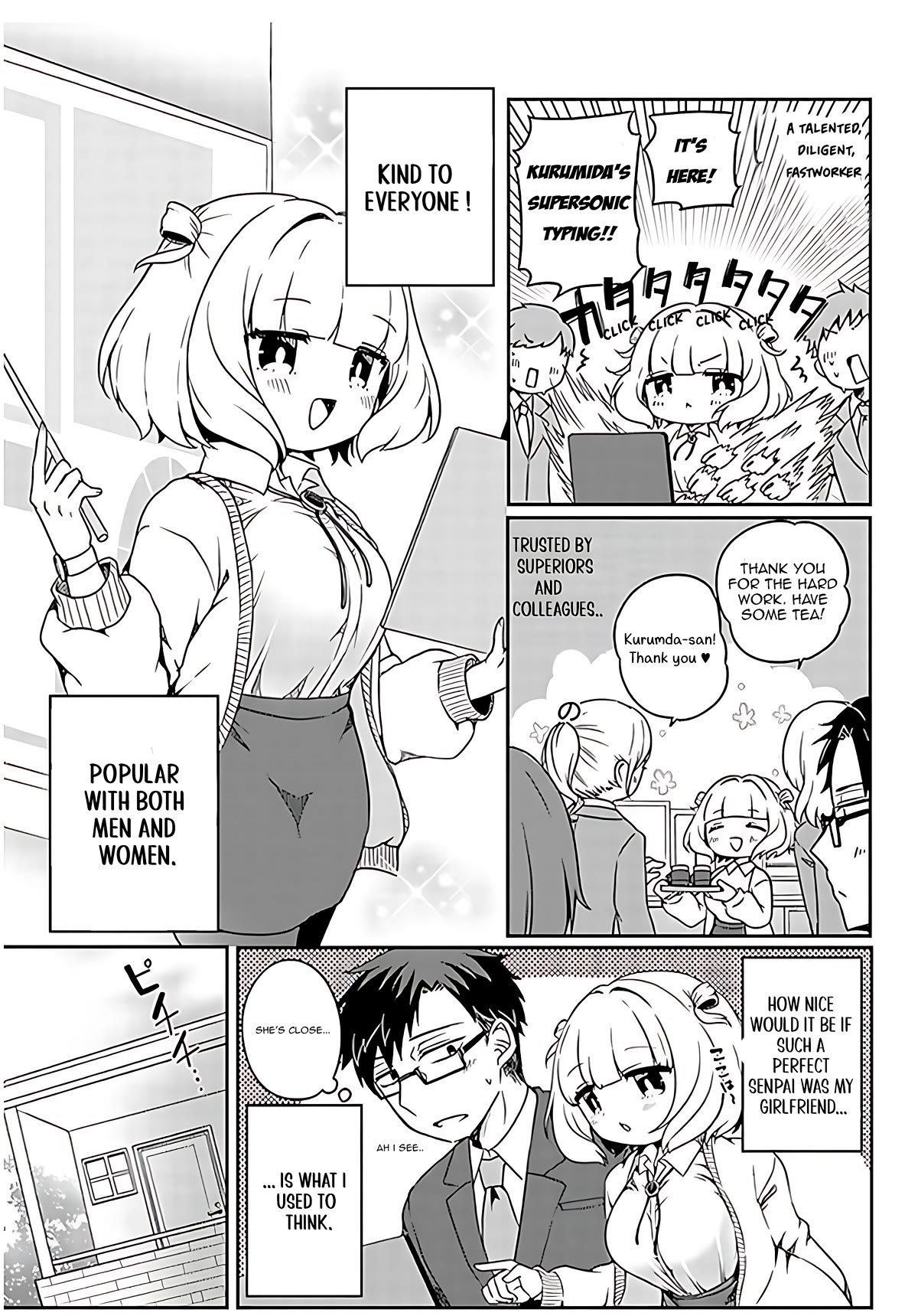 Kurumida-senpai's Lazy Cute Secret Chapter 1 page 2 - Chapter 1
