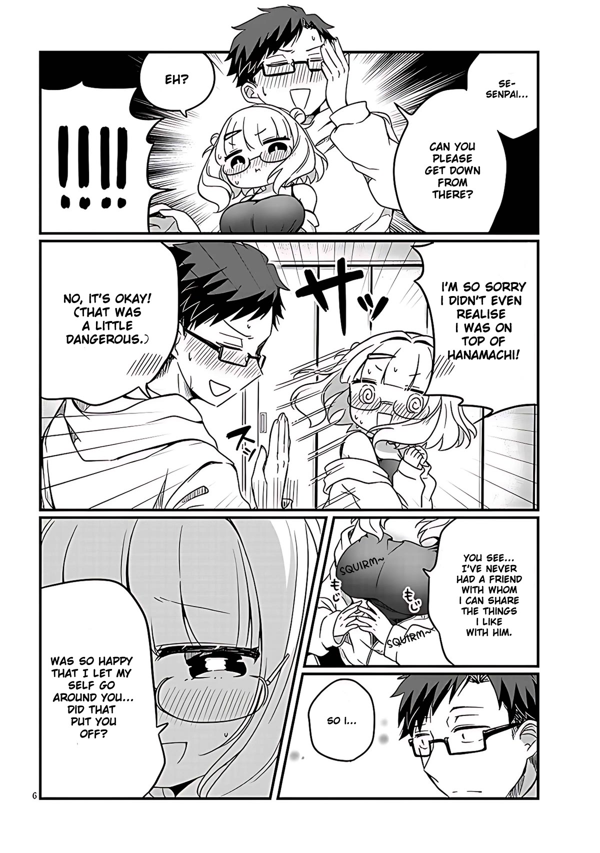 Kurumida-senpai's Lazy Cute Secret Chapter 5 page 6 - Chapter 5