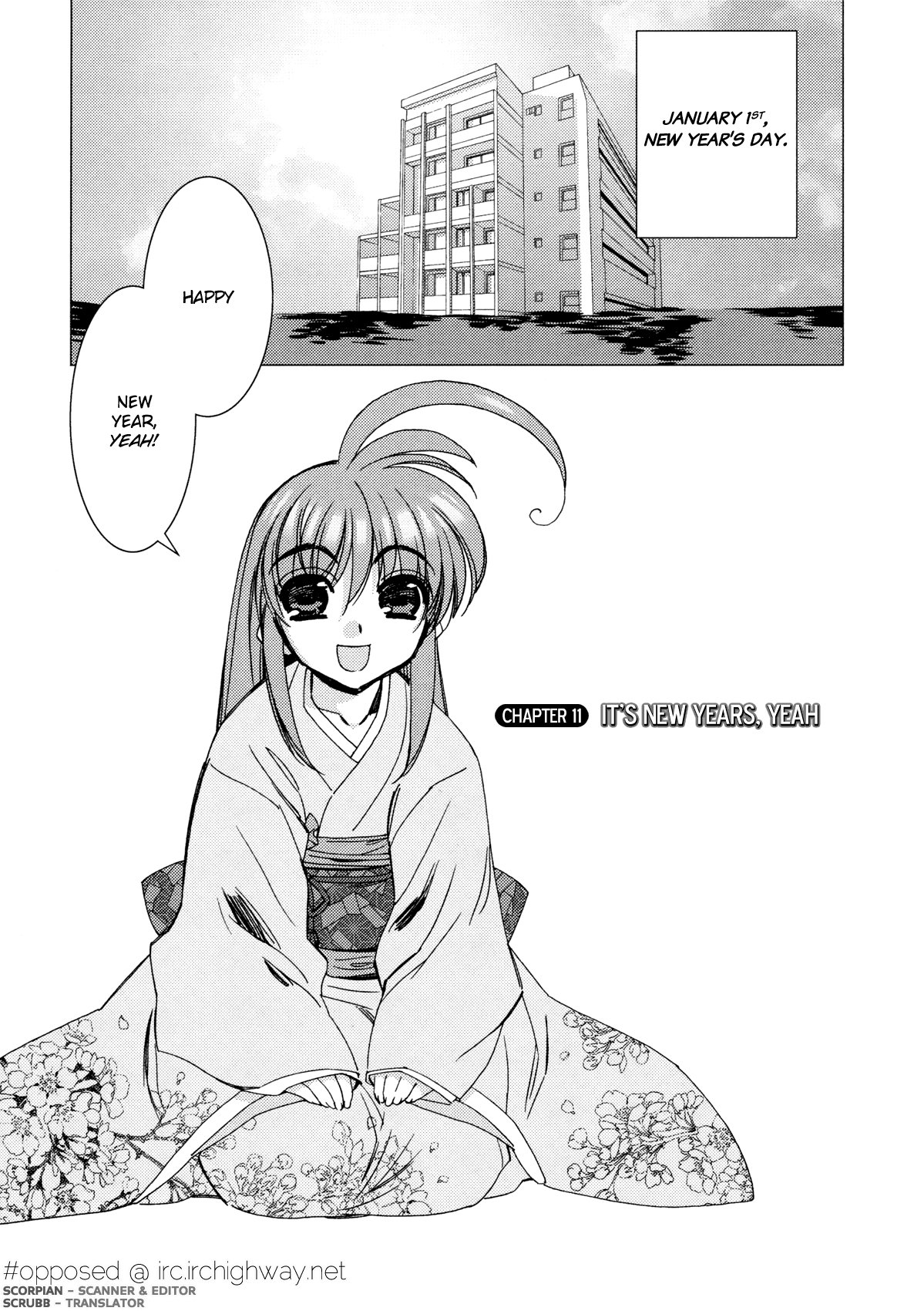 Kururikuru! Chapter 11.2 page 1 - Chapter 11 v2 : It's New Years, yeah