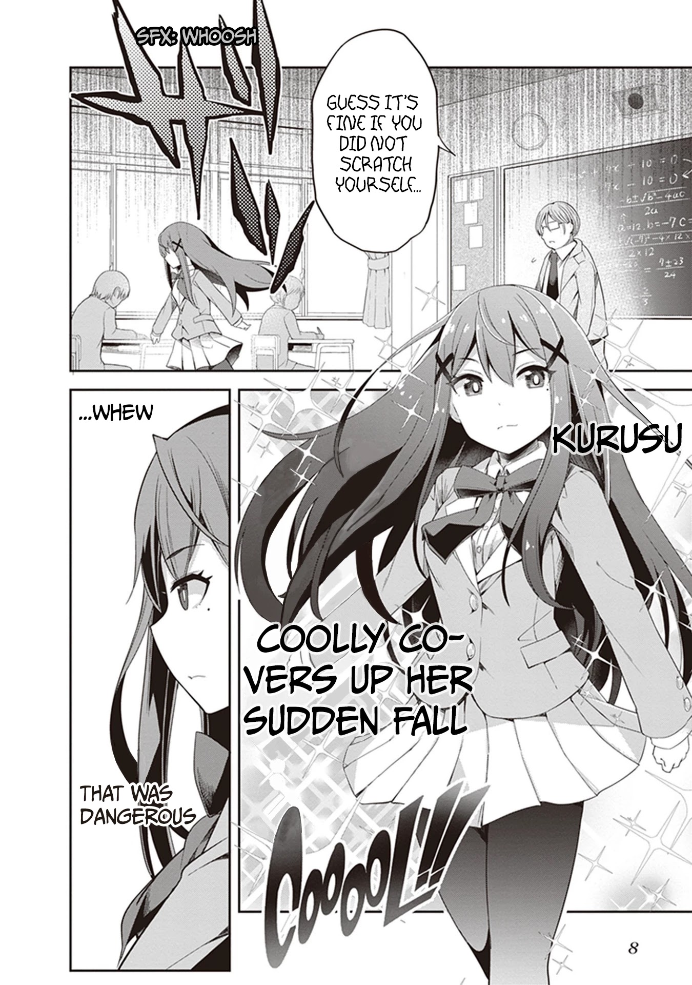 Kurusu Alice is so COOOOL! Chapter 1 page 8 - Chapter 1: Kurusu Alice did not Trip
