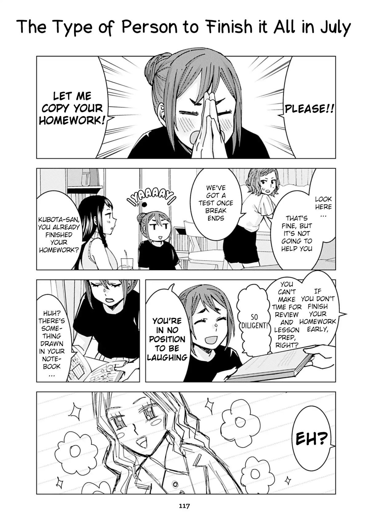Kusanagi-sensei Is Being Tested Chapter 102 page 1 - Chapter 102: The Type of Person to Finish it All in July