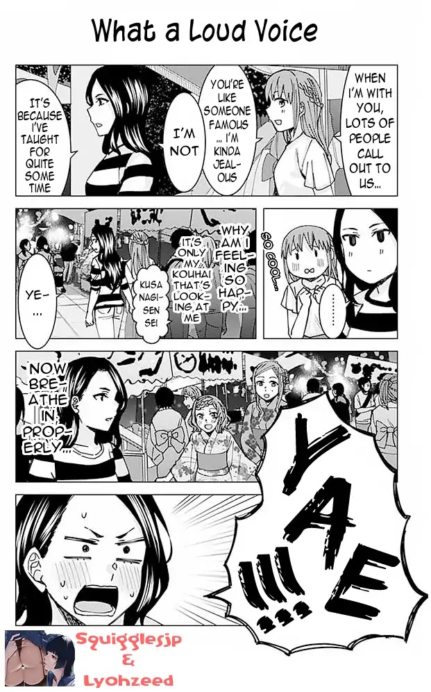 Kusanagi-sensei Is Being Tested Chapter 106 page 1 - Chapter 106: What a Loud Voice