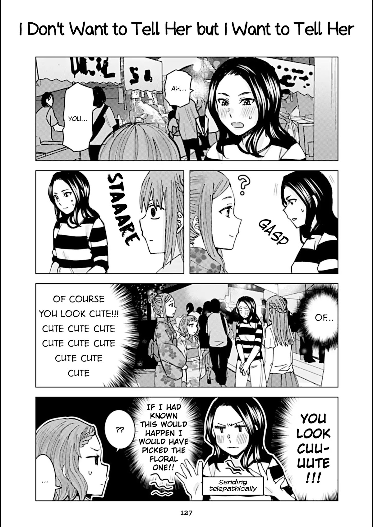 Kusanagi-sensei Is Being Tested Chapter 111 page 1 - Chapter 111: I Don't Want to Tell Her but I Want to Tell Her