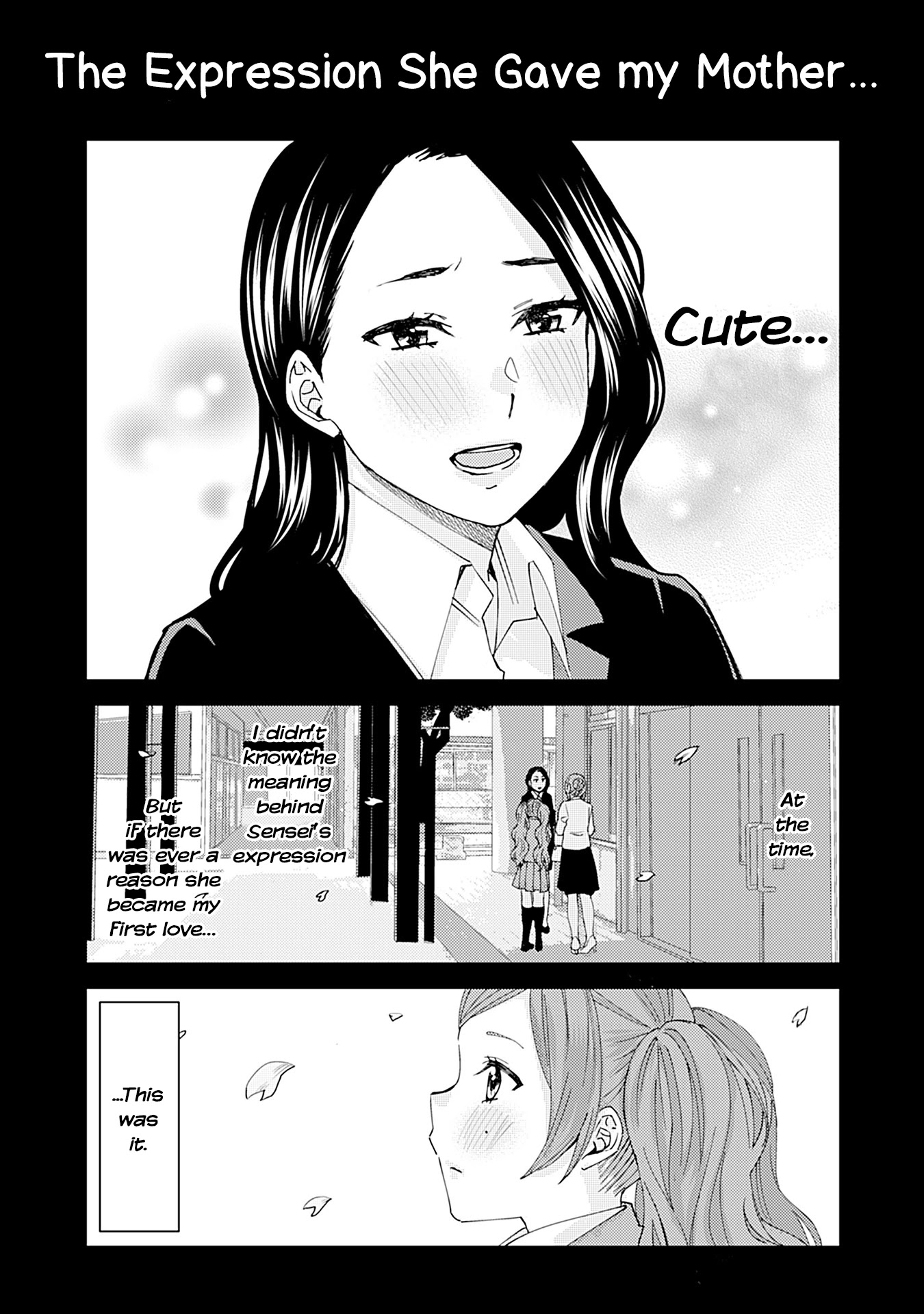 Kusanagi-sensei Is Being Tested Chapter 123 page 1 - Chapter 123: The Expression She Gave my Mother...
