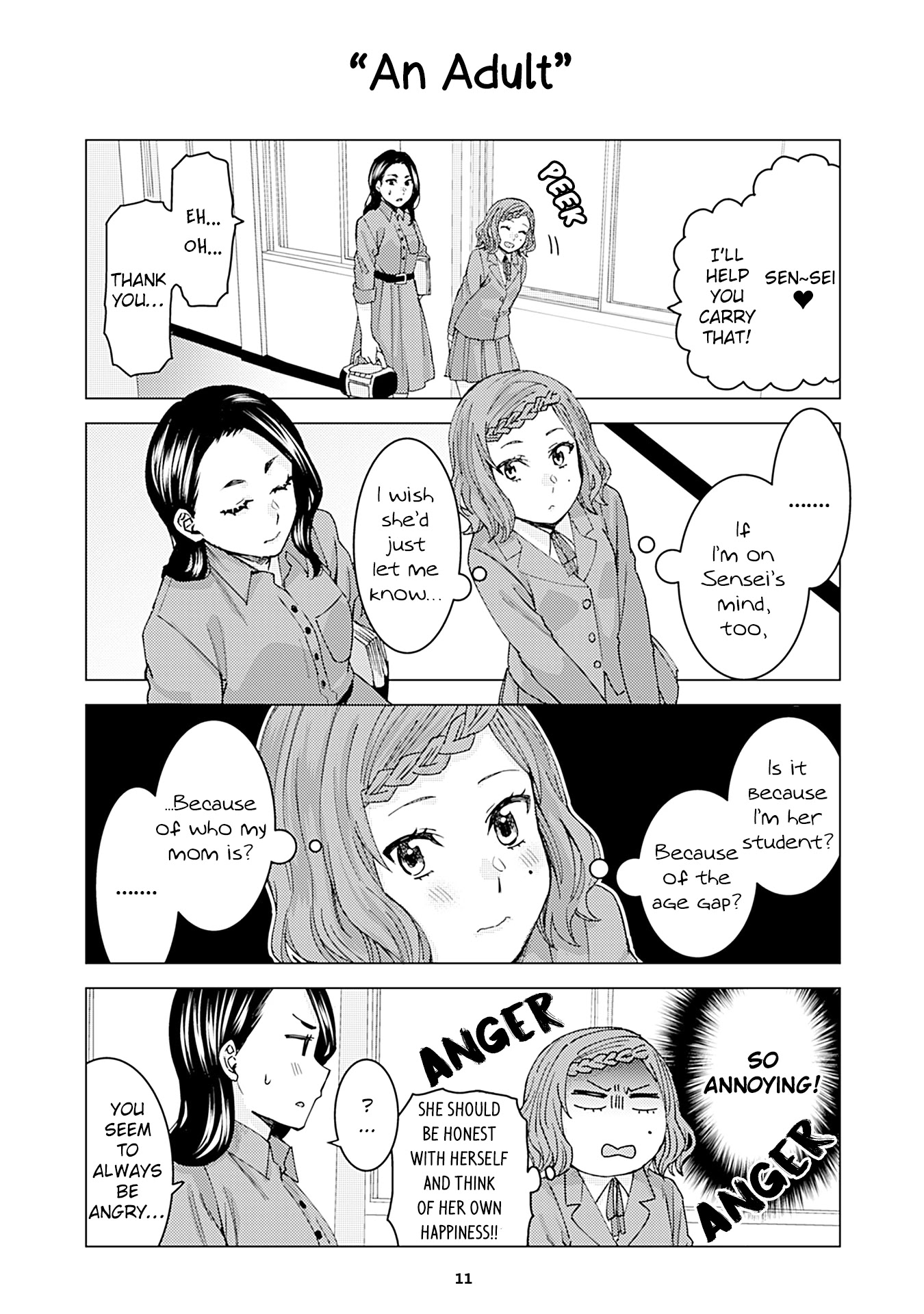 Kusanagi-sensei Is Being Tested Chapter 127 page 1 - Chapter 127: "An Adult"