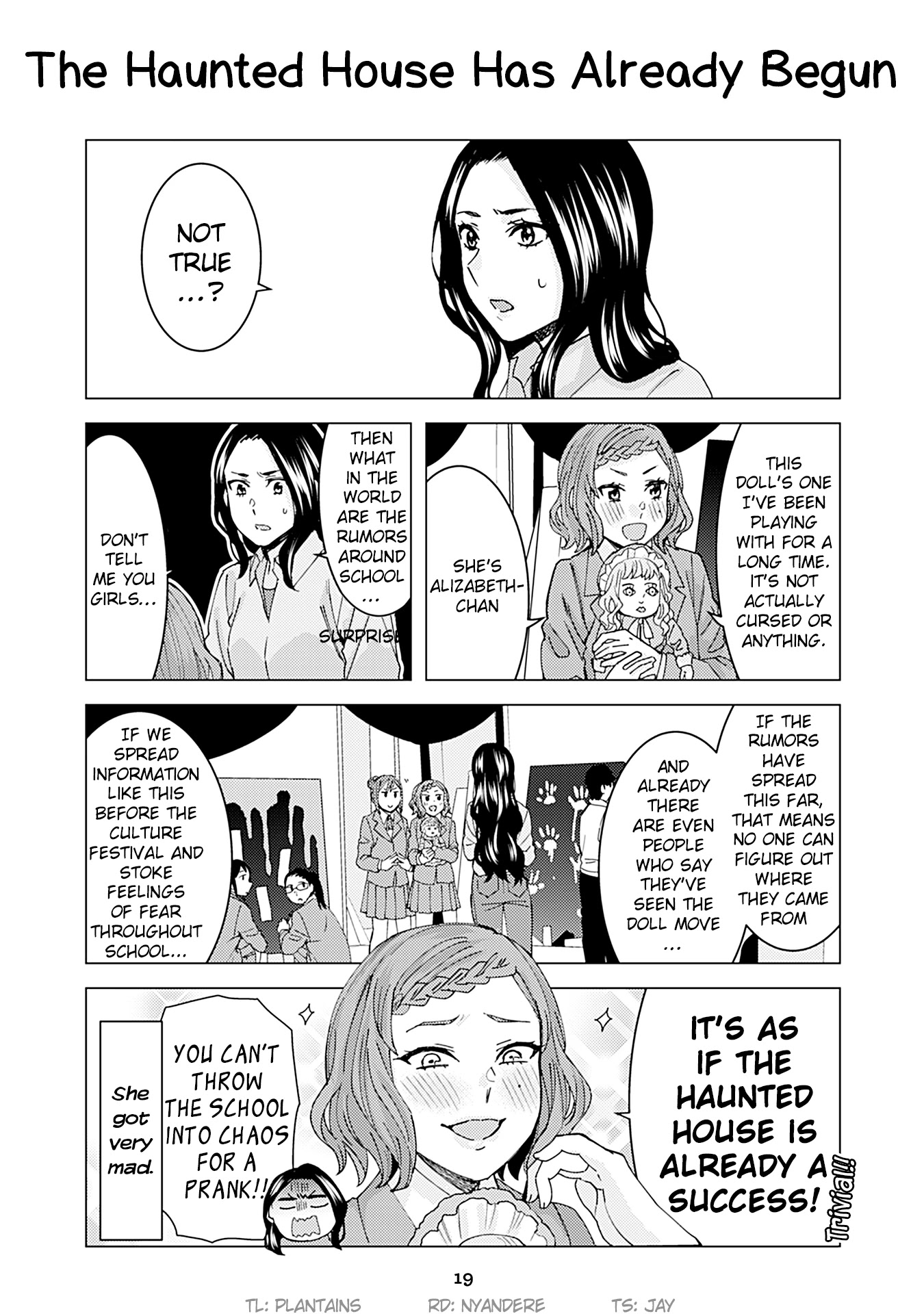 Kusanagi-sensei Is Being Tested Chapter 133 page 1 - Chapter 133: The Haunted House Has Already Begun