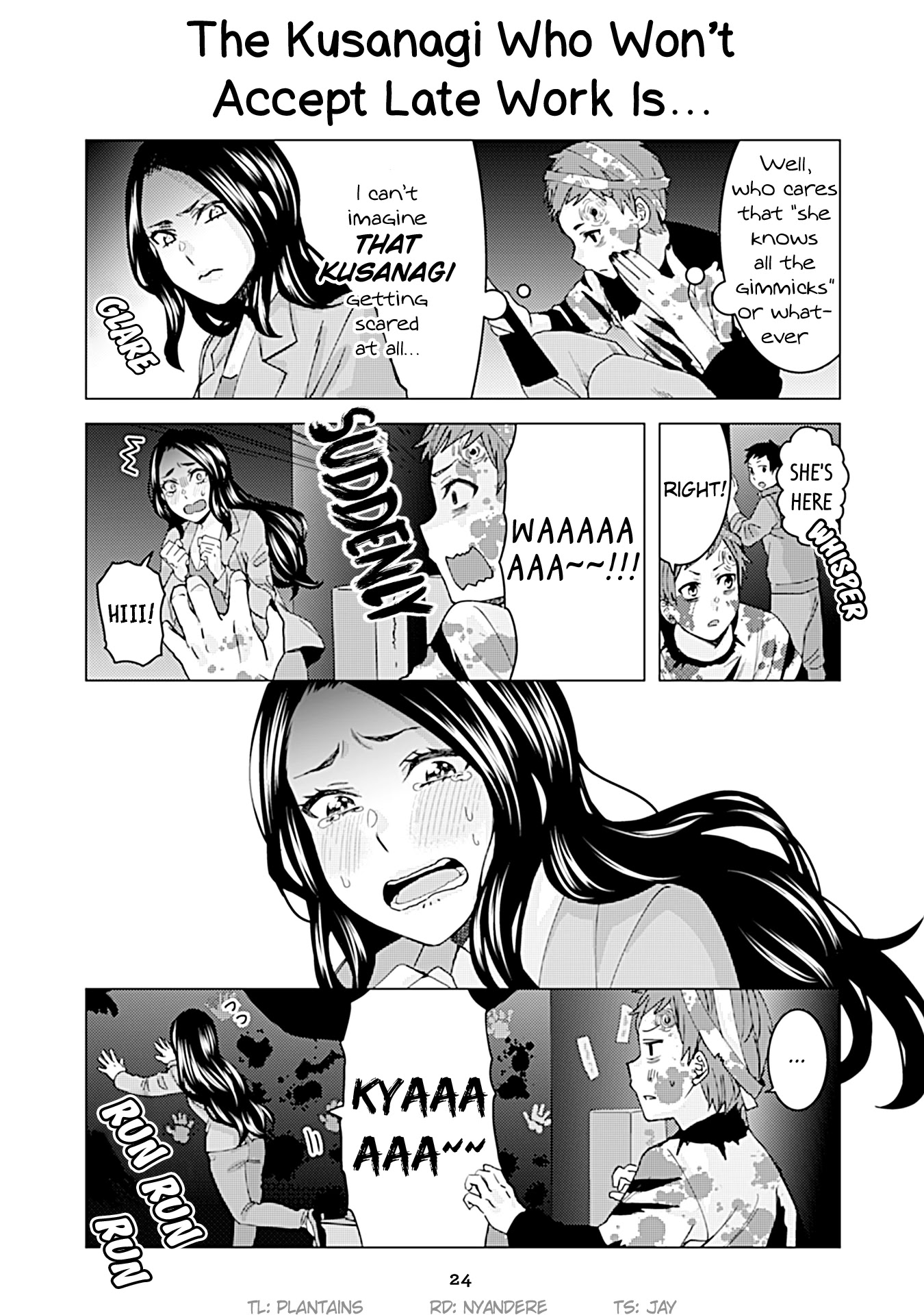 Kusanagi-sensei Is Being Tested Chapter 138 page 1 - Chapter 138: The Kusanagi Who Won't Accept Late Work Is...