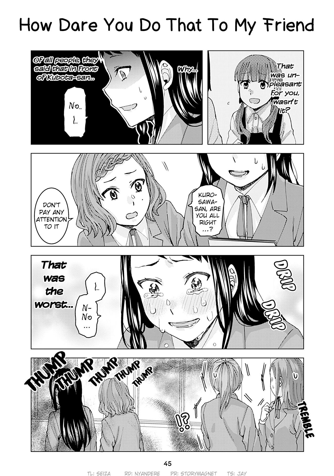 Kusanagi-sensei Is Being Tested Chapter 156 page 1 - Chapter 156: How Dare You Do That To My Friend