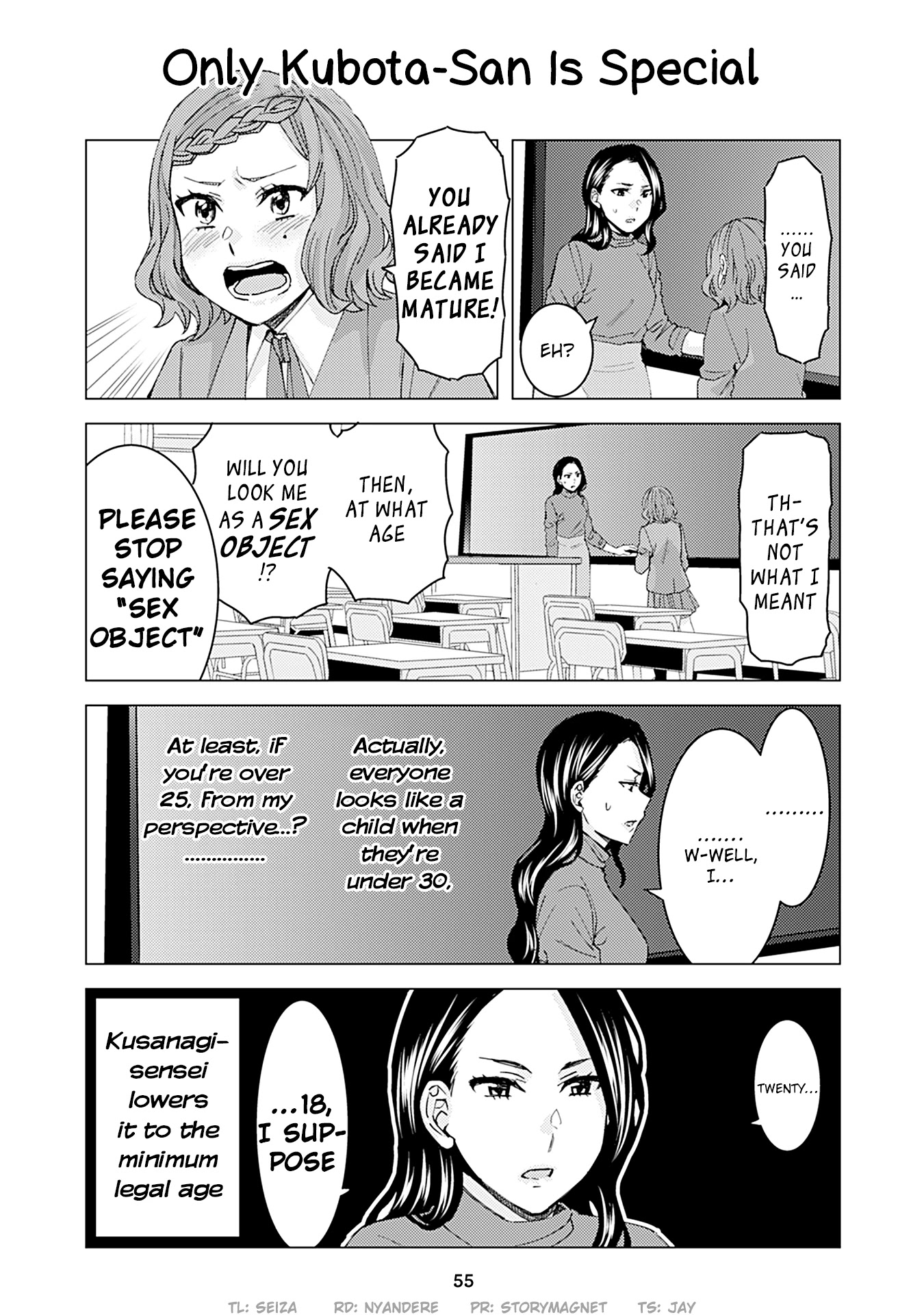 Kusanagi-sensei Is Being Tested Chapter 165 page 1 - Chapter 165: Only Kubota-San Is Special