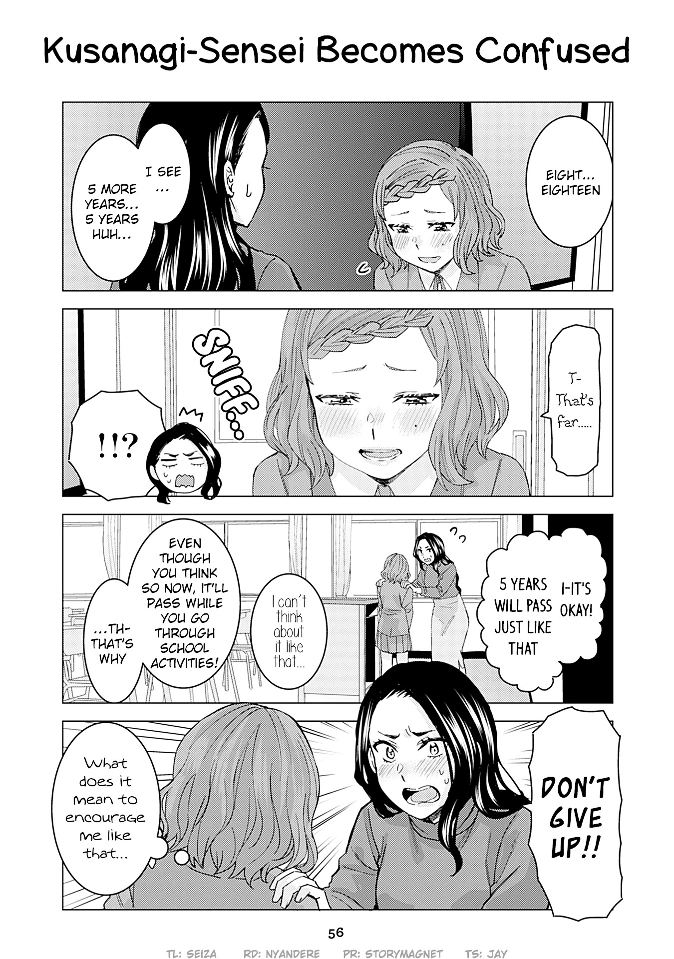 Kusanagi-sensei Is Being Tested Chapter 166 page 1 - Chapter 166: Kusanagi-Sensei Becomes Confused