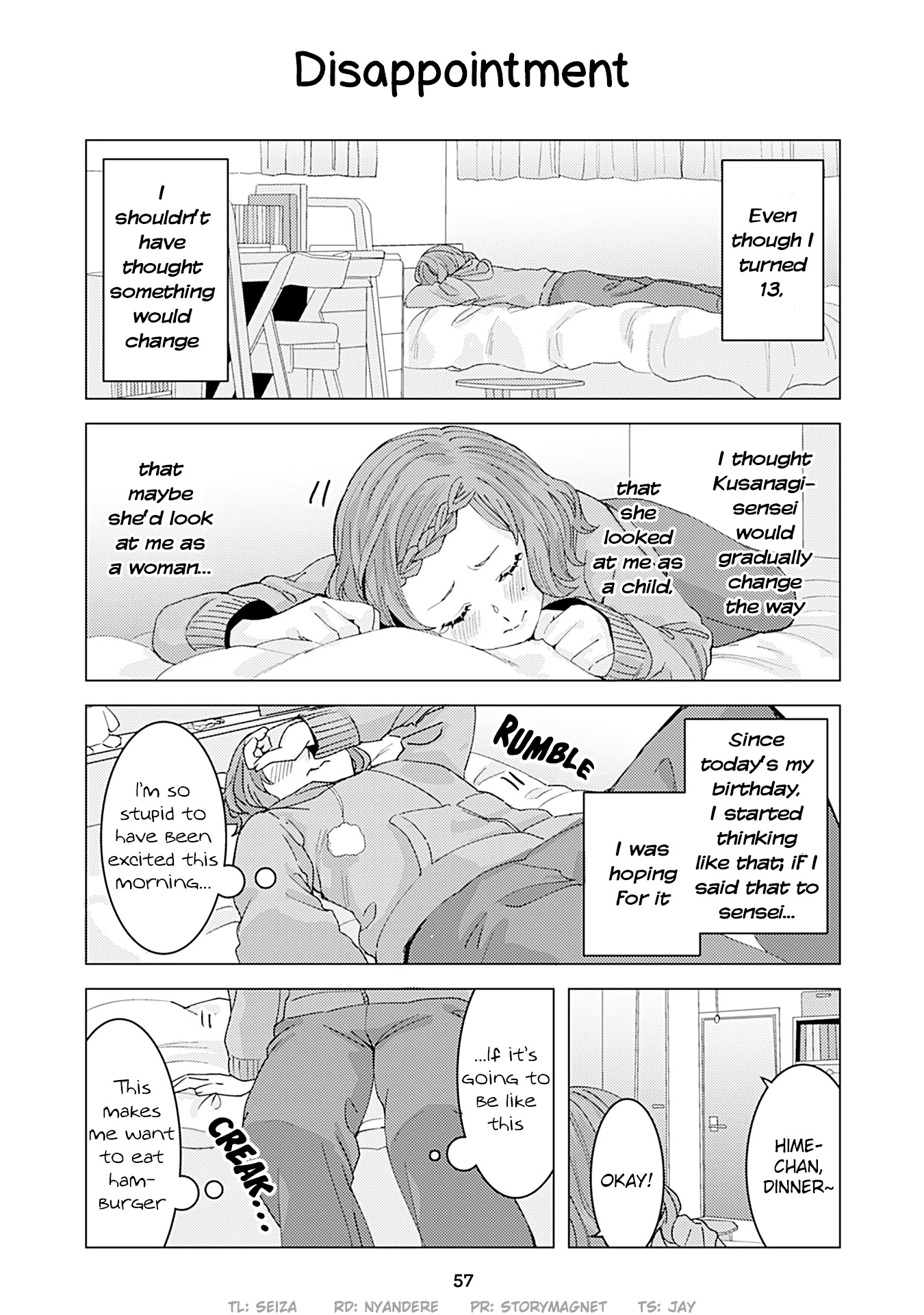 Kusanagi-sensei Is Being Tested Chapter 167 page 1 - Chapter 167: Disappointment