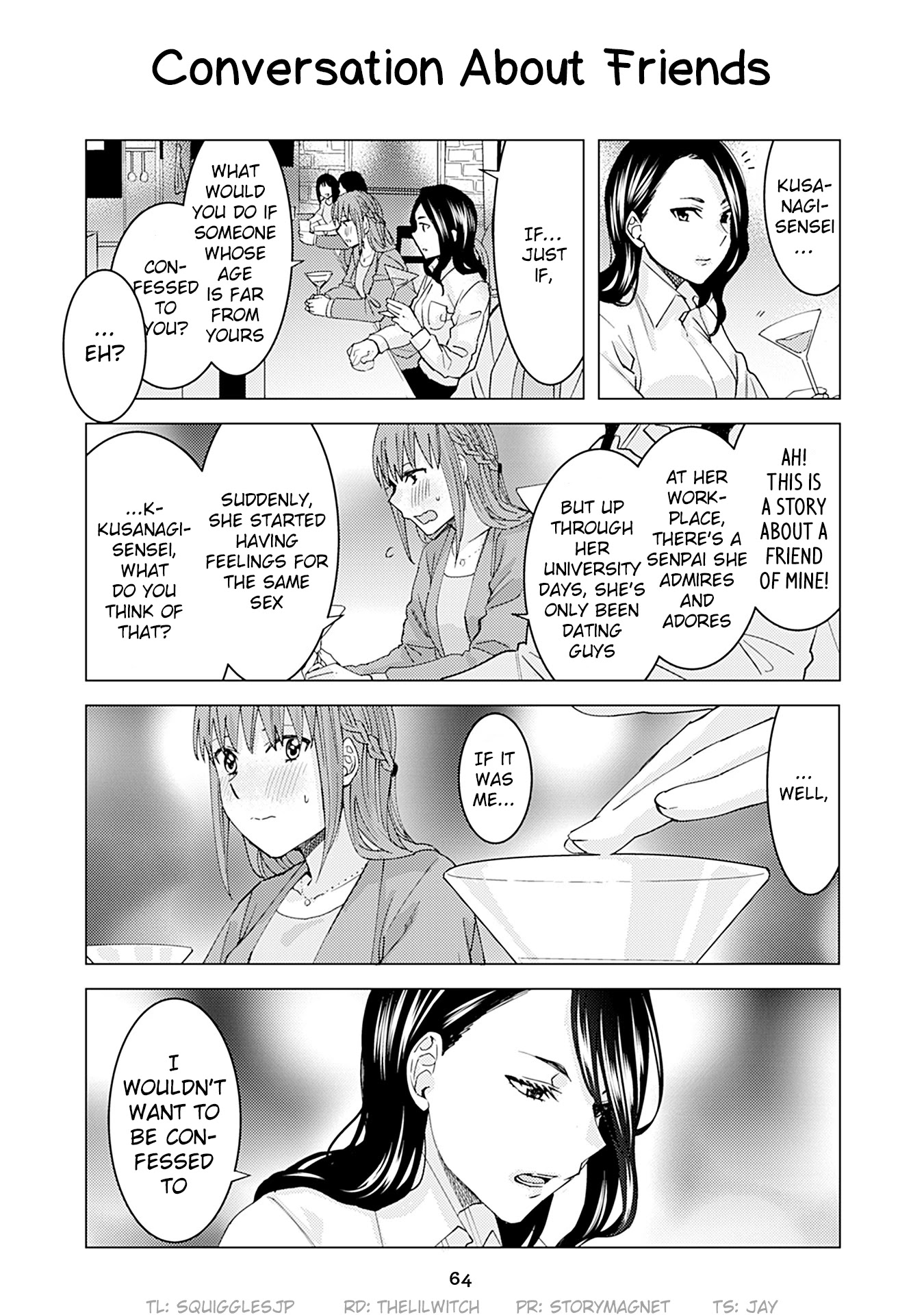 Kusanagi-sensei Is Being Tested Chapter 173 page 1 - Chapter 173: Conversation About Friends