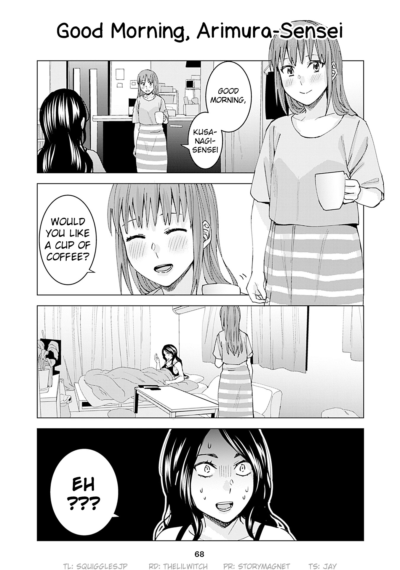 Kusanagi-sensei Is Being Tested Chapter 177 page 1 - Chapter 177: Good Morning, Arimura-Sensei