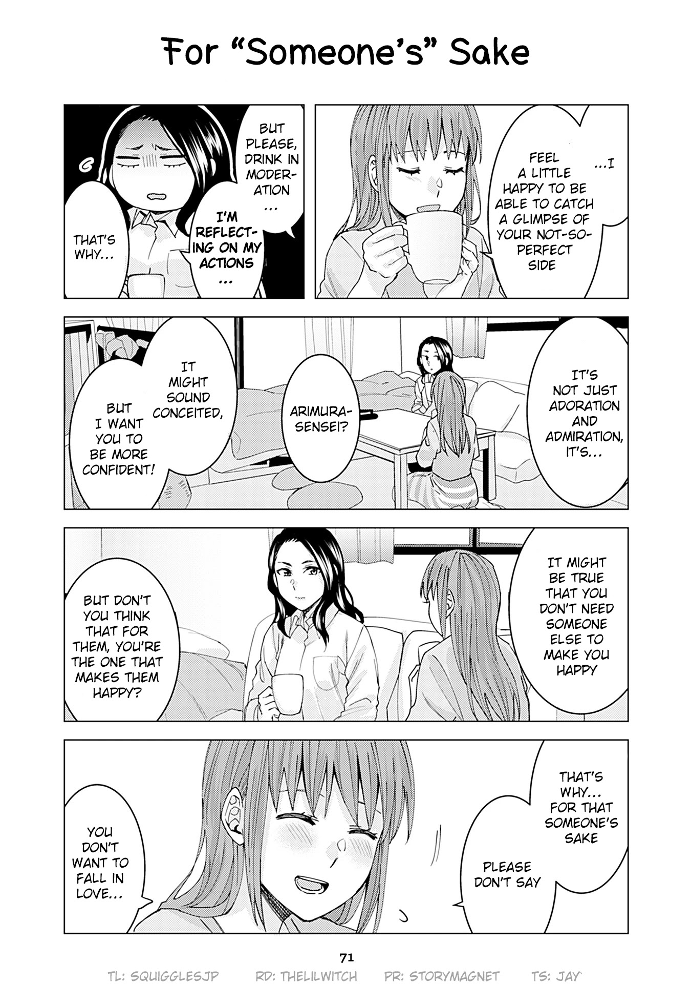 Kusanagi-sensei Is Being Tested Chapter 180 page 1 - Chapter 180: For "Someone's" Sake