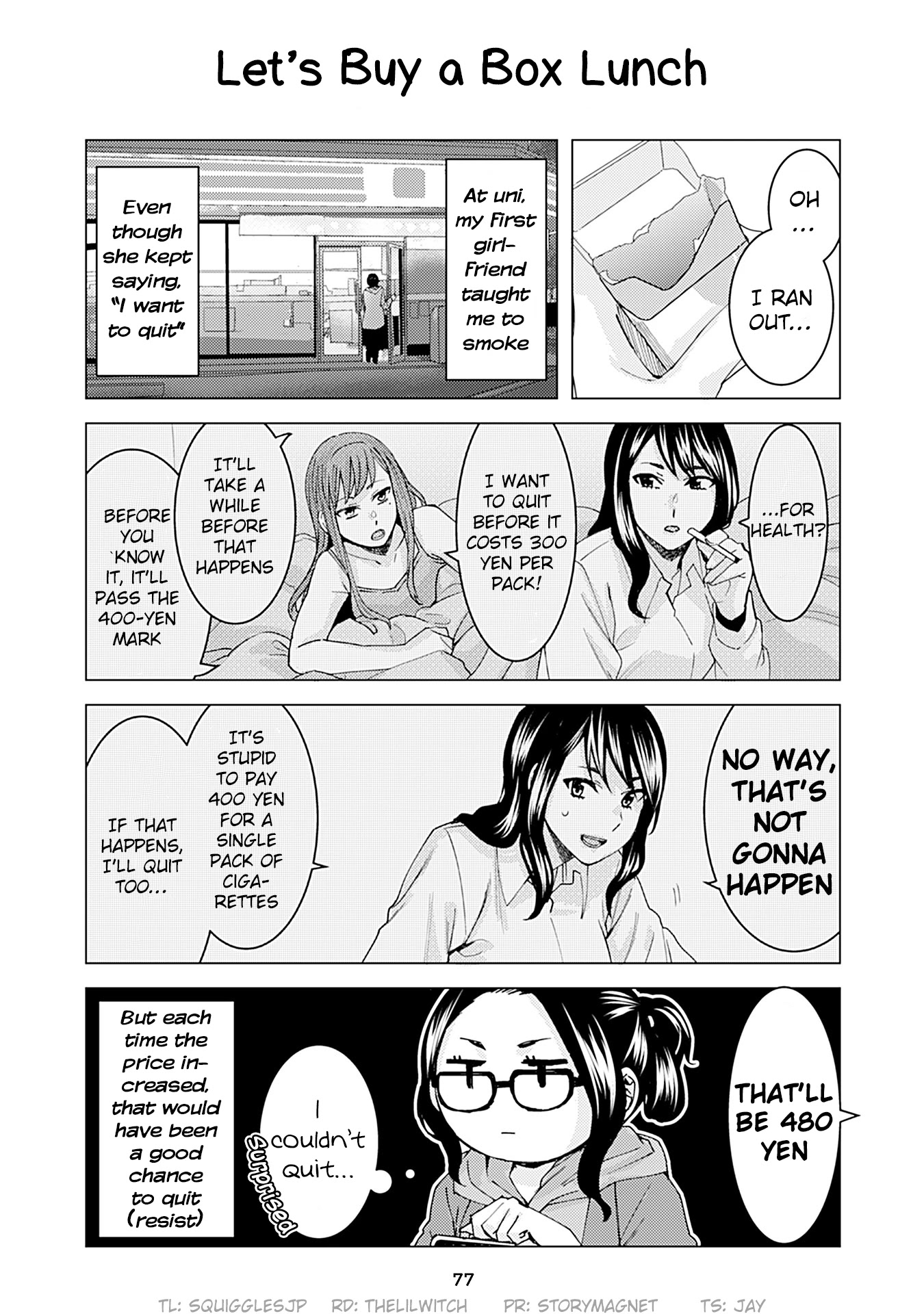 Kusanagi-sensei Is Being Tested Chapter 185 page 1 - Chapter 185: Let's Buy a Box Lunch