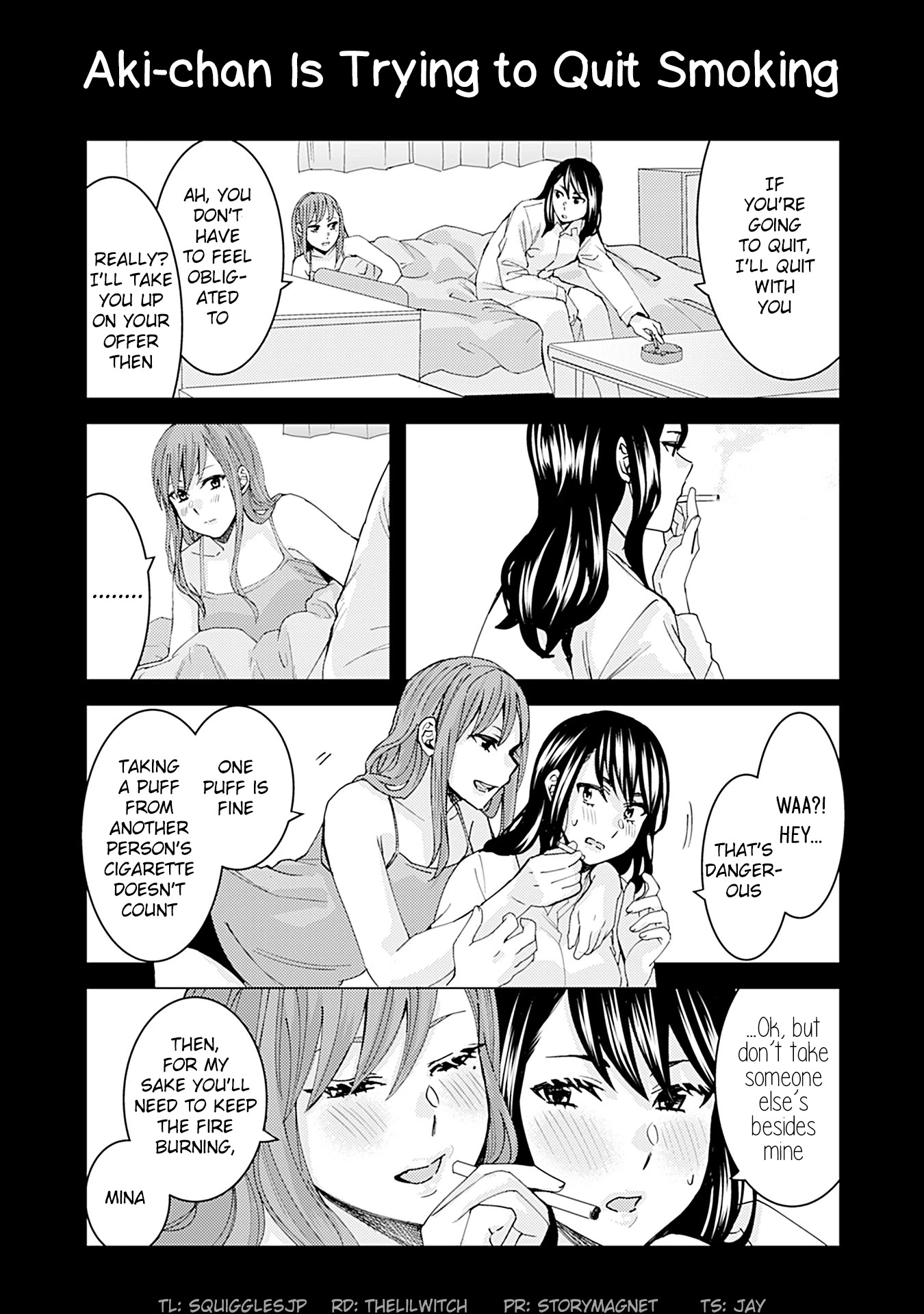 Kusanagi-sensei Is Being Tested Chapter 186 page 1 - Chapter 186: Aki-chan Is Trying to Quit Smoking