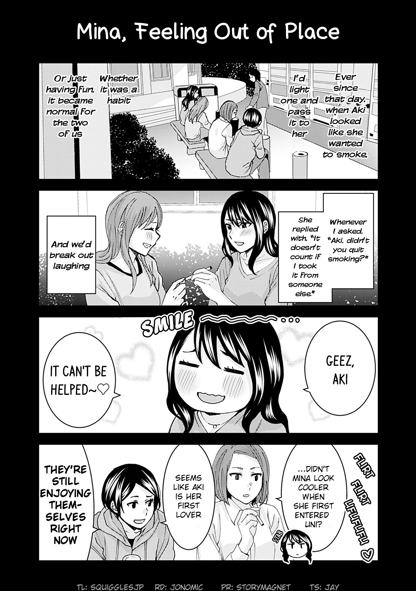 Kusanagi-sensei Is Being Tested Chapter 187 page 1 - Chapter 187: Mina, Feeling Out of Place