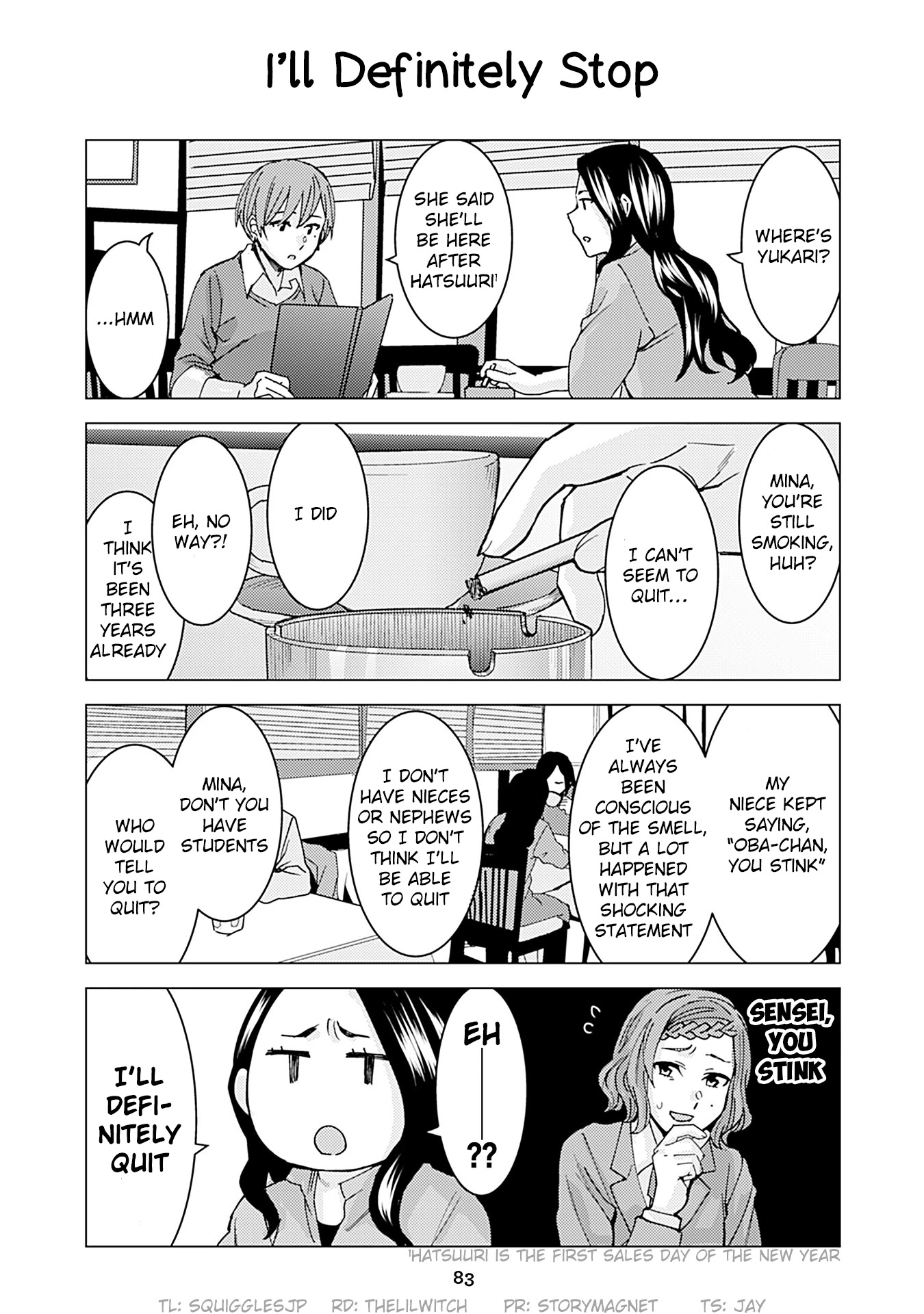 Kusanagi-sensei Is Being Tested Chapter 191 page 1 - Chapter 191: I'll Definitely Stop