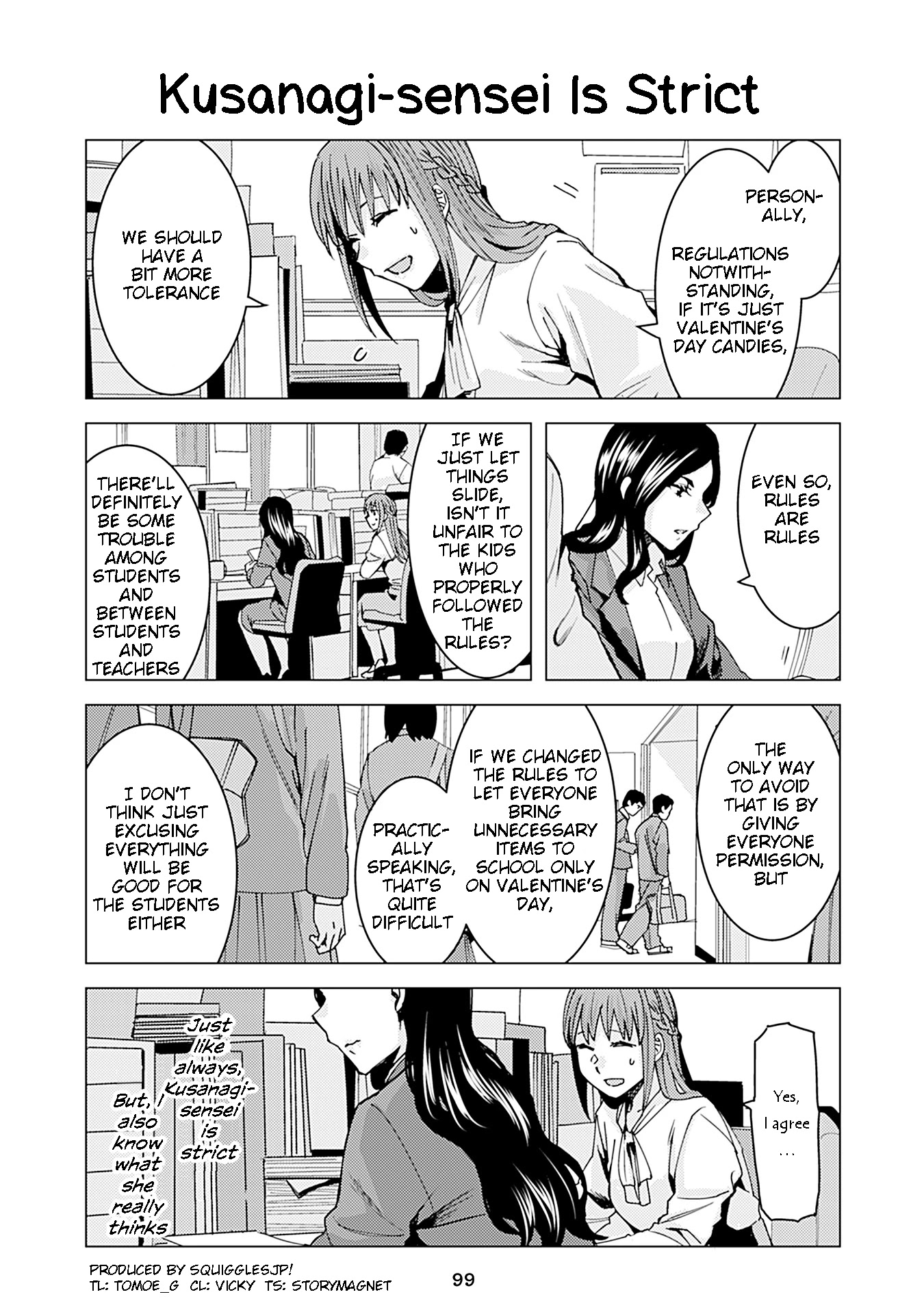 Kusanagi-sensei Is Being Tested Chapter 205 page 1 - Chapter 205: Kusanagi-sensei Is Strict