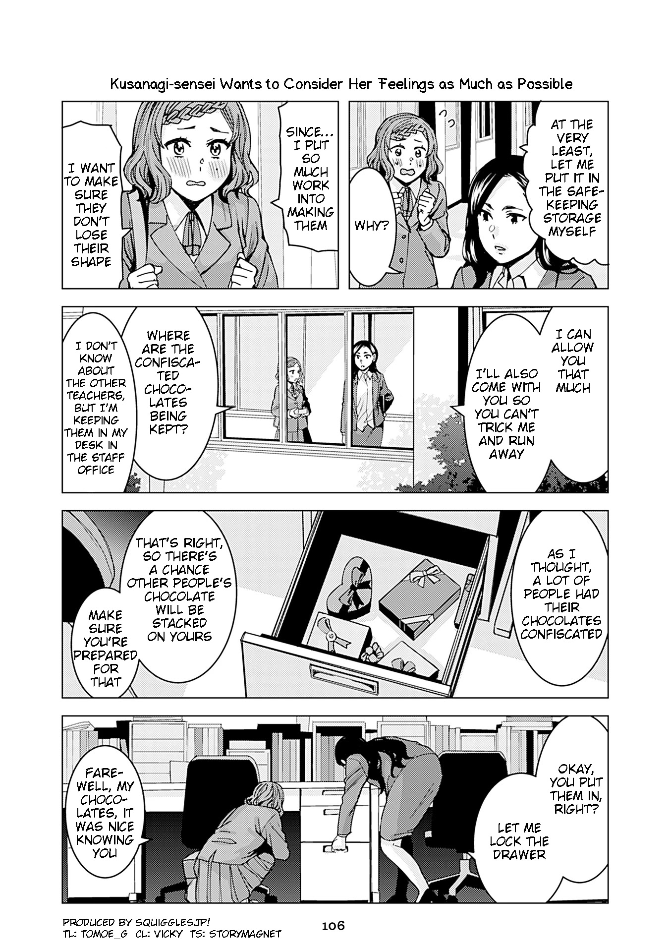 Kusanagi-sensei Is Being Tested Chapter 212 page 1 - Chapter 212: Kusanagi-sensei Wants to Consider Her Feelings as Much as Possible
