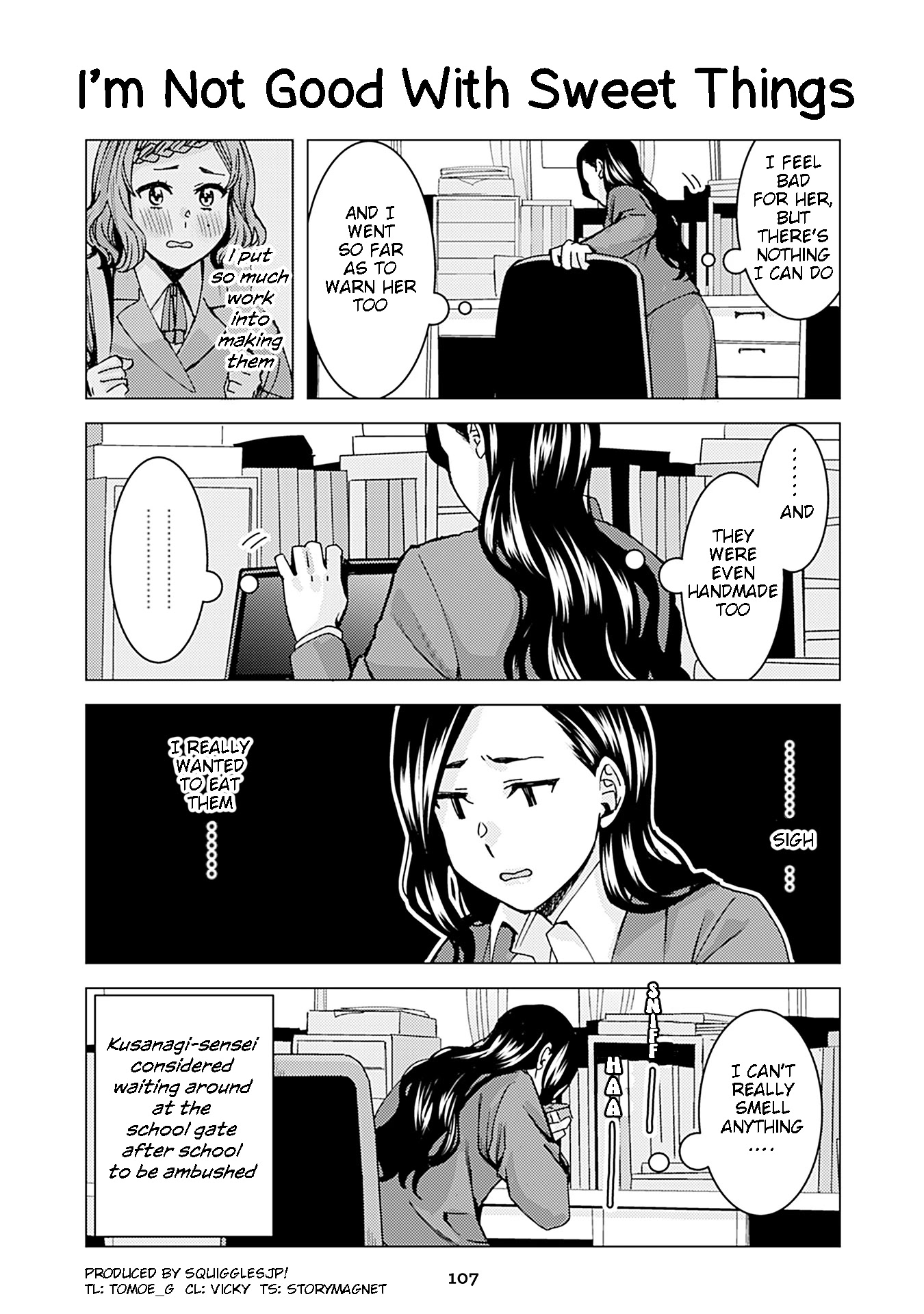 Kusanagi-sensei Is Being Tested Chapter 213 page 1 - Chapter 213: I'm Not Good With Sweet Things
