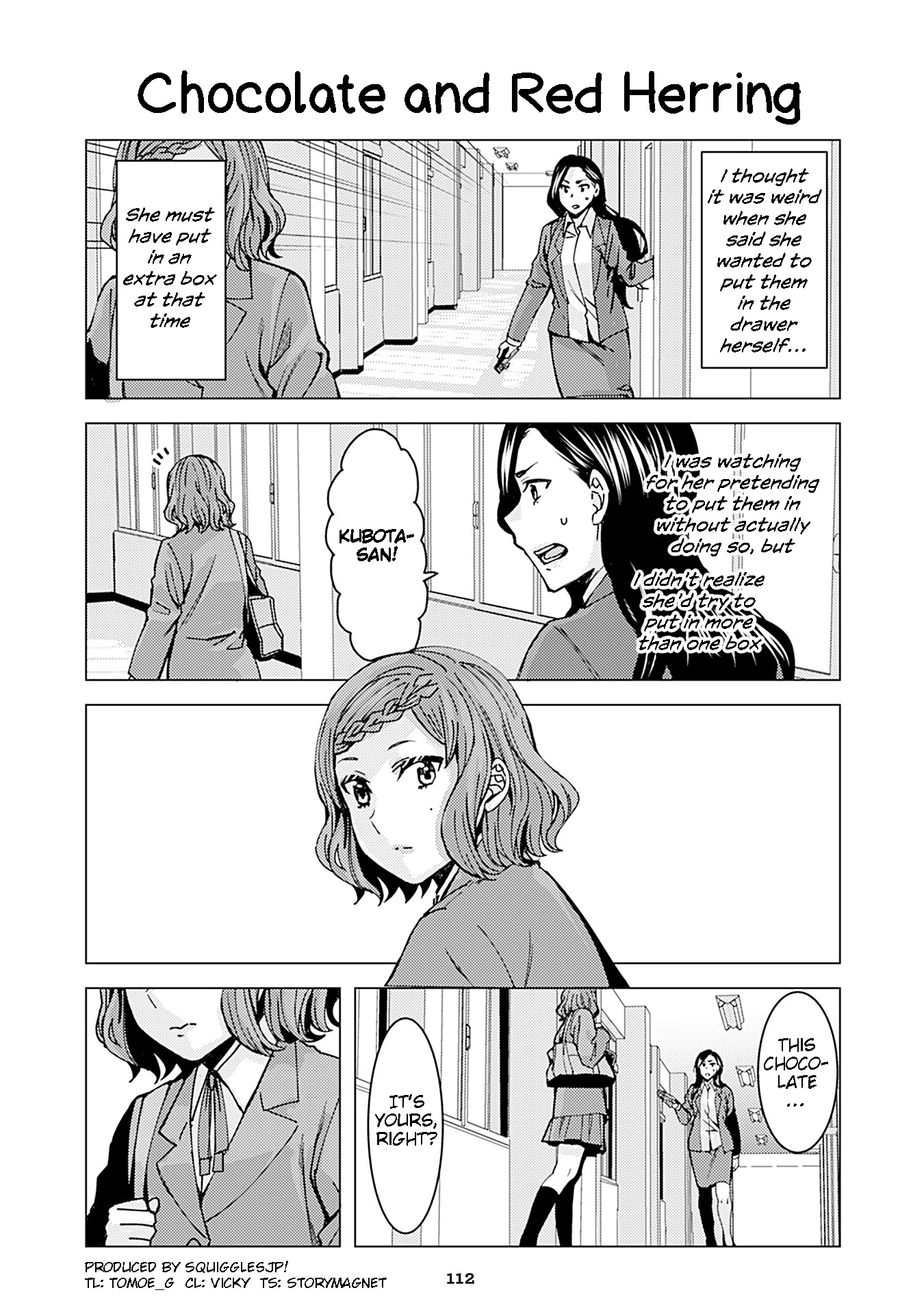 Kusanagi-sensei Is Being Tested Chapter 218 page 1 - Chapter 218: Chocolate and Red Herring
