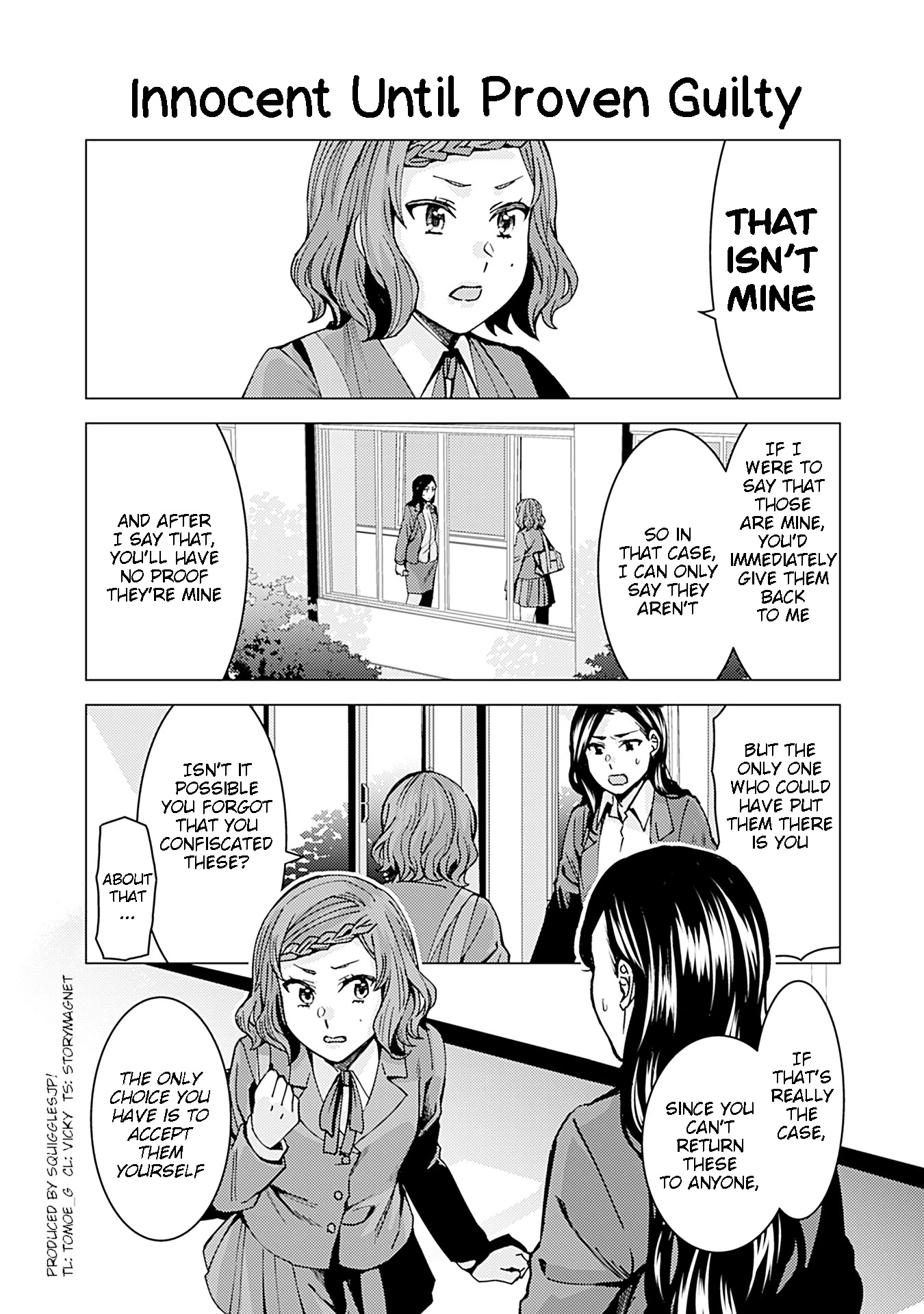 Kusanagi-sensei Is Being Tested Chapter 219 page 1 - Chapter 219: Innocent Until Proven Guilty