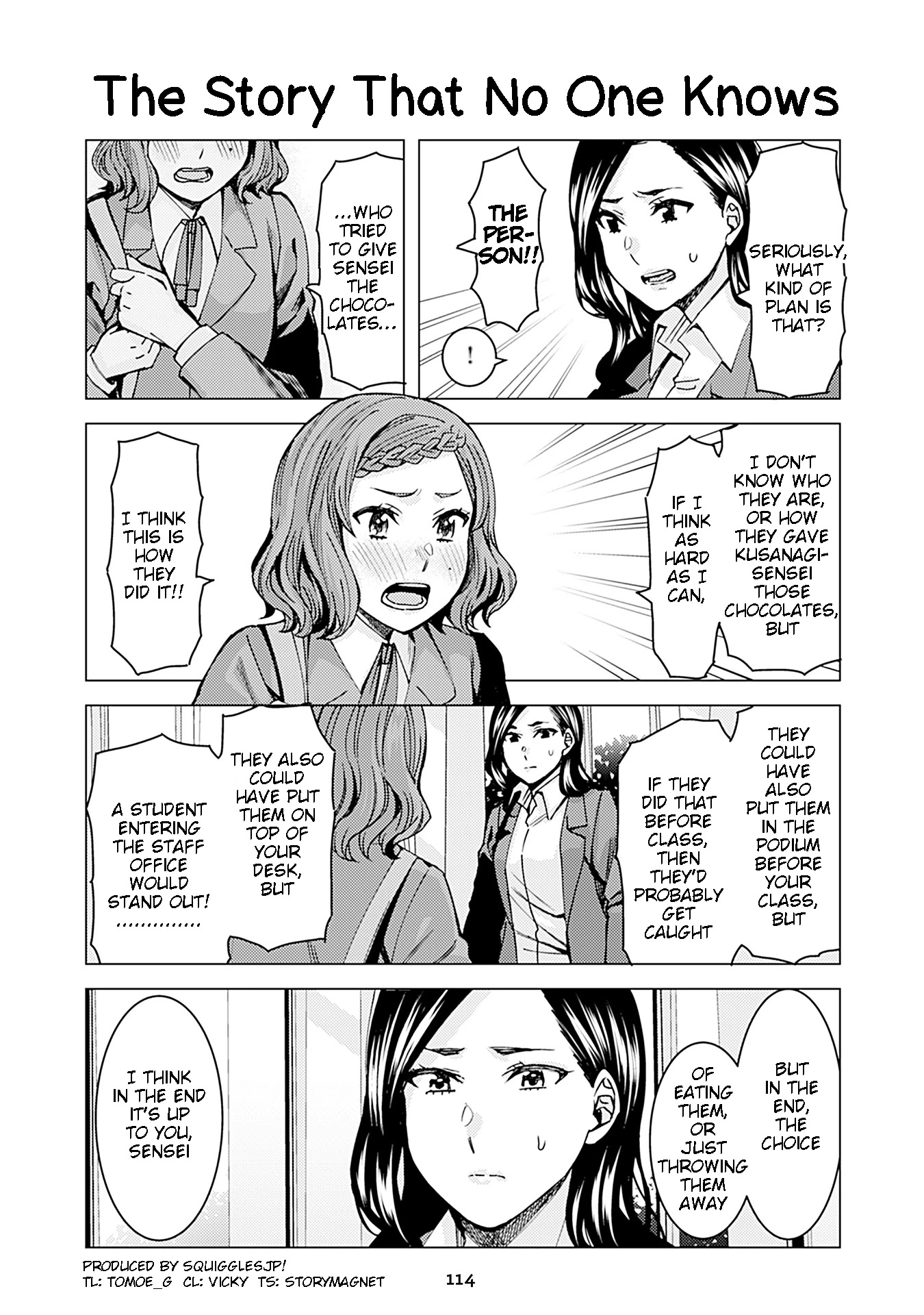 Kusanagi-sensei Is Being Tested Chapter 220 page 1 - Chapter 220: The Story That No One Knows