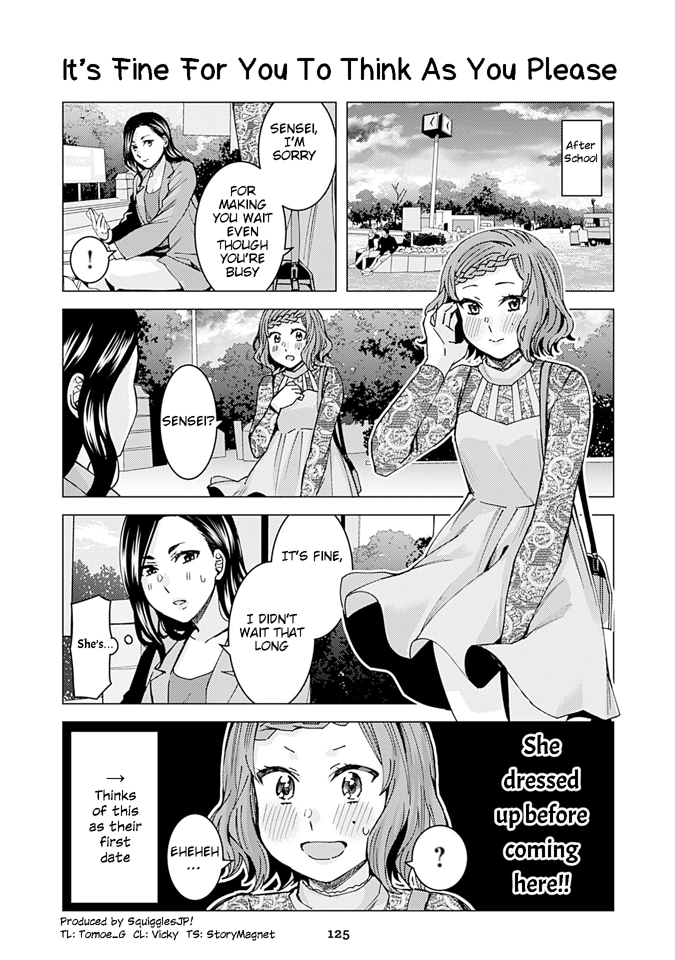 Kusanagi-sensei Is Being Tested Chapter 229 page 1 - Chapter 229: It’s Fine For You To Think As You Please