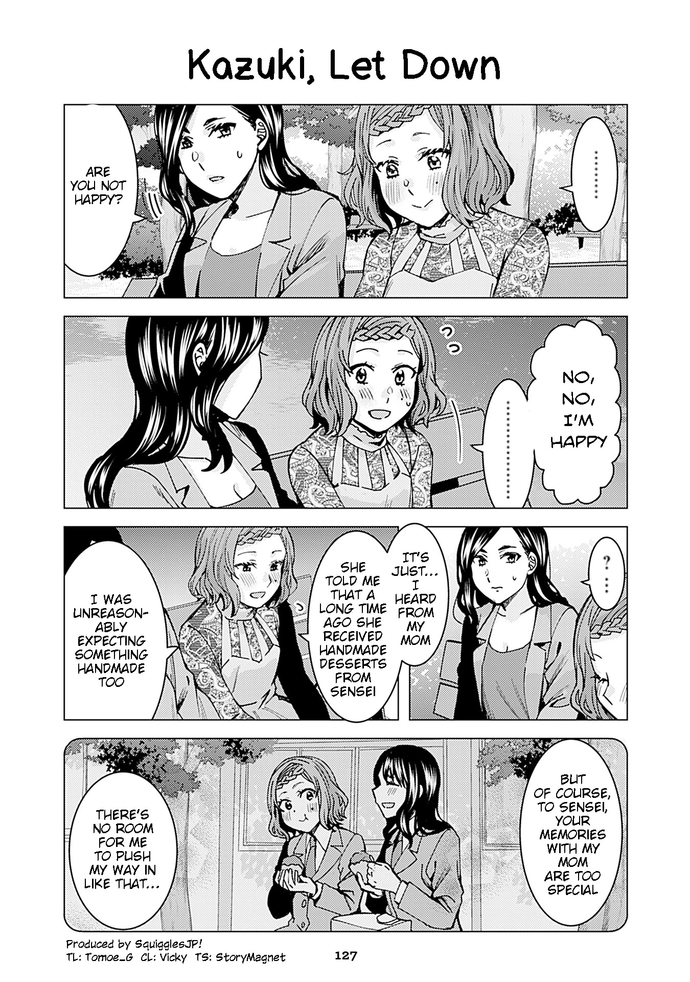 Kusanagi-sensei Is Being Tested Chapter 231 page 1 - Chapter 231: Kazuki, Let Down