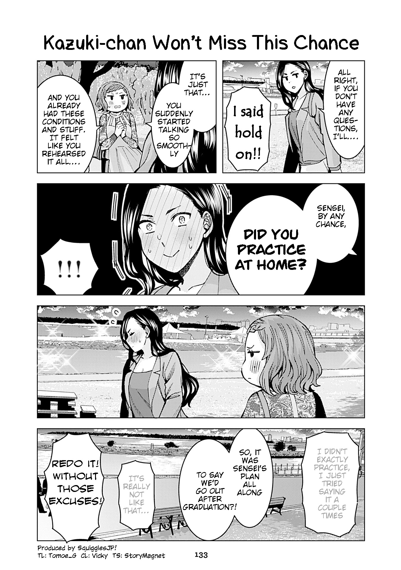 Kusanagi-sensei Is Being Tested Chapter 237 page 1 - Chapter 237: Kazuki-chan Won’t Miss This Chance