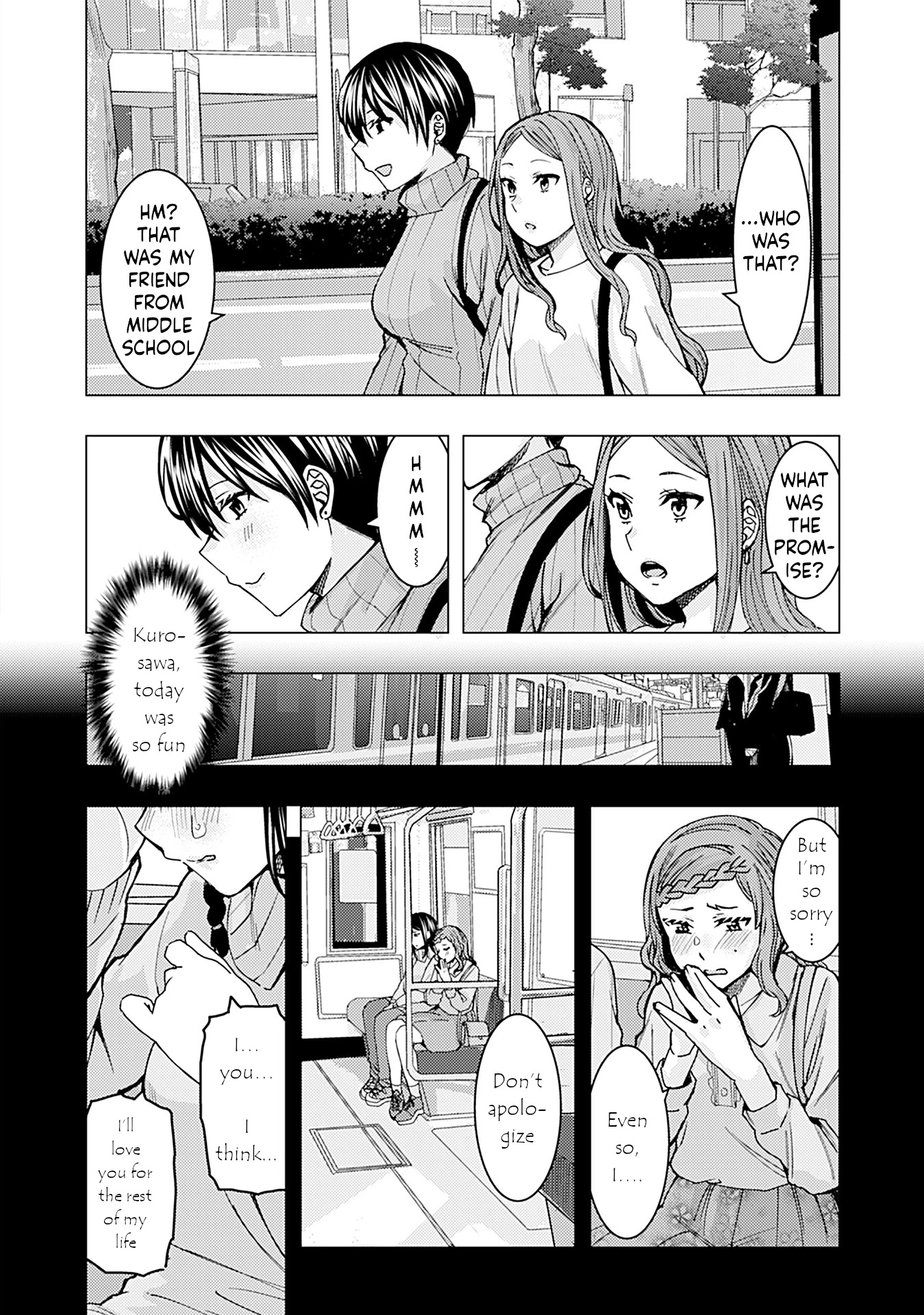 Kusanagi-sensei Is Being Tested Chapter 239.1 page 7 - Chapter 239.1: omake and endpapers: "My Promise With That Girl"