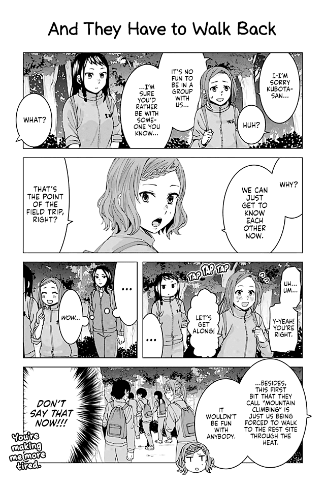 Kusanagi-sensei Is Being Tested Chapter 67 page 1 - Chapter 67: And They Have to Walk Back