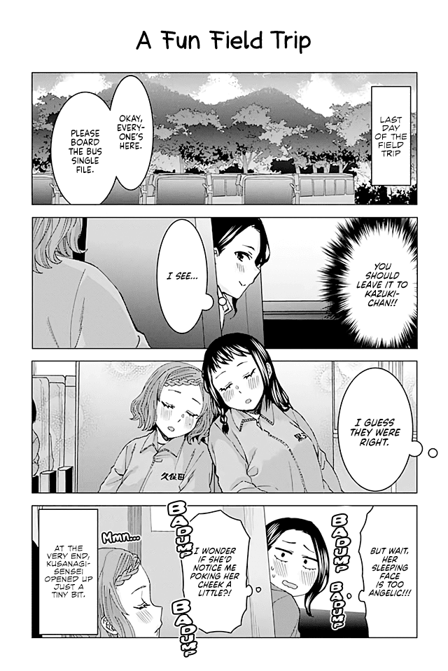 Kusanagi-sensei Is Being Tested Chapter 74 page 1 - Chapter 74: A Fun Field Trip