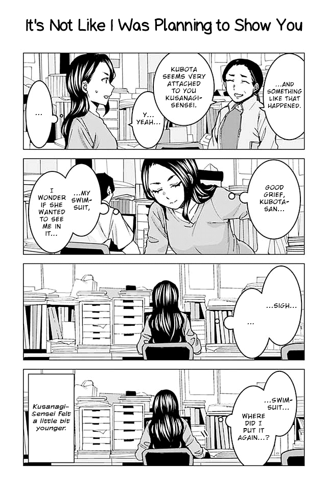 Kusanagi-sensei Is Being Tested Chapter 77 page 1 - Chapter 77: It's Not Like I Was Planning to Show You