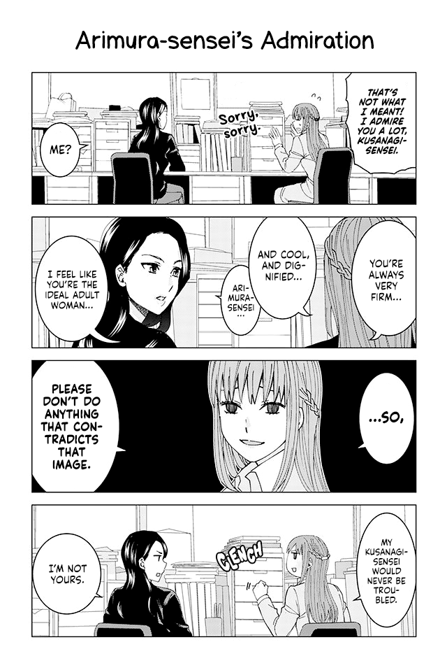 Kusanagi-sensei Is Being Tested Chapter 8 page 1 - Chapter 8 : Arimura-sensei's Admiration