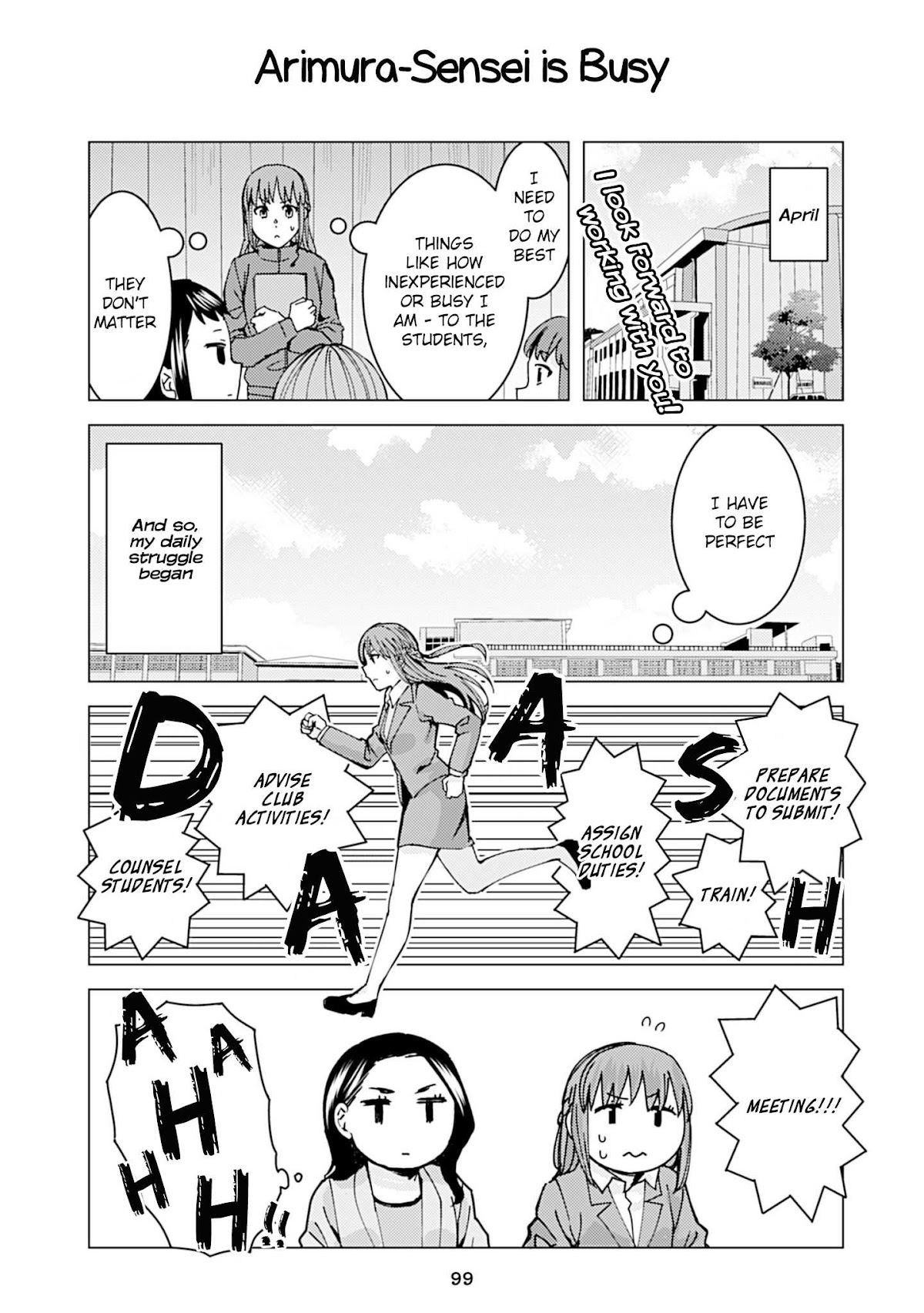 Kusanagi-sensei Is Being Tested Chapter 86 page 1 - Chapter 86: Arimura-Sensei is Busy
